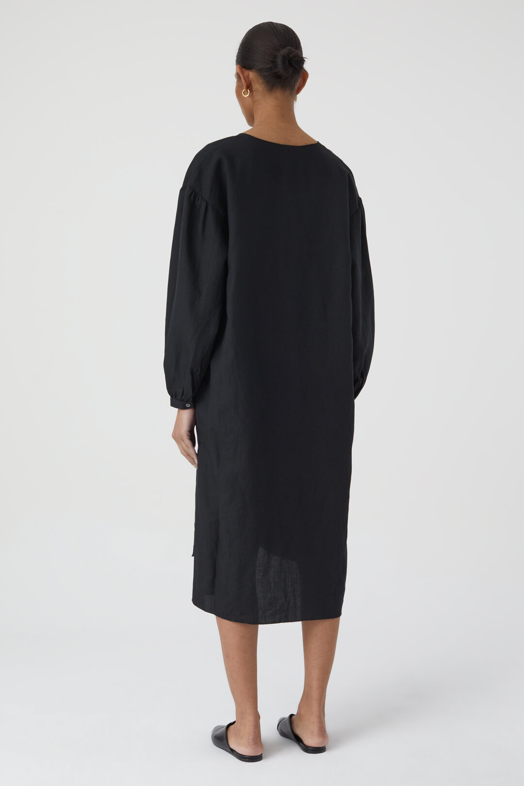 CLOSED Puff Sleeve Dress in Black