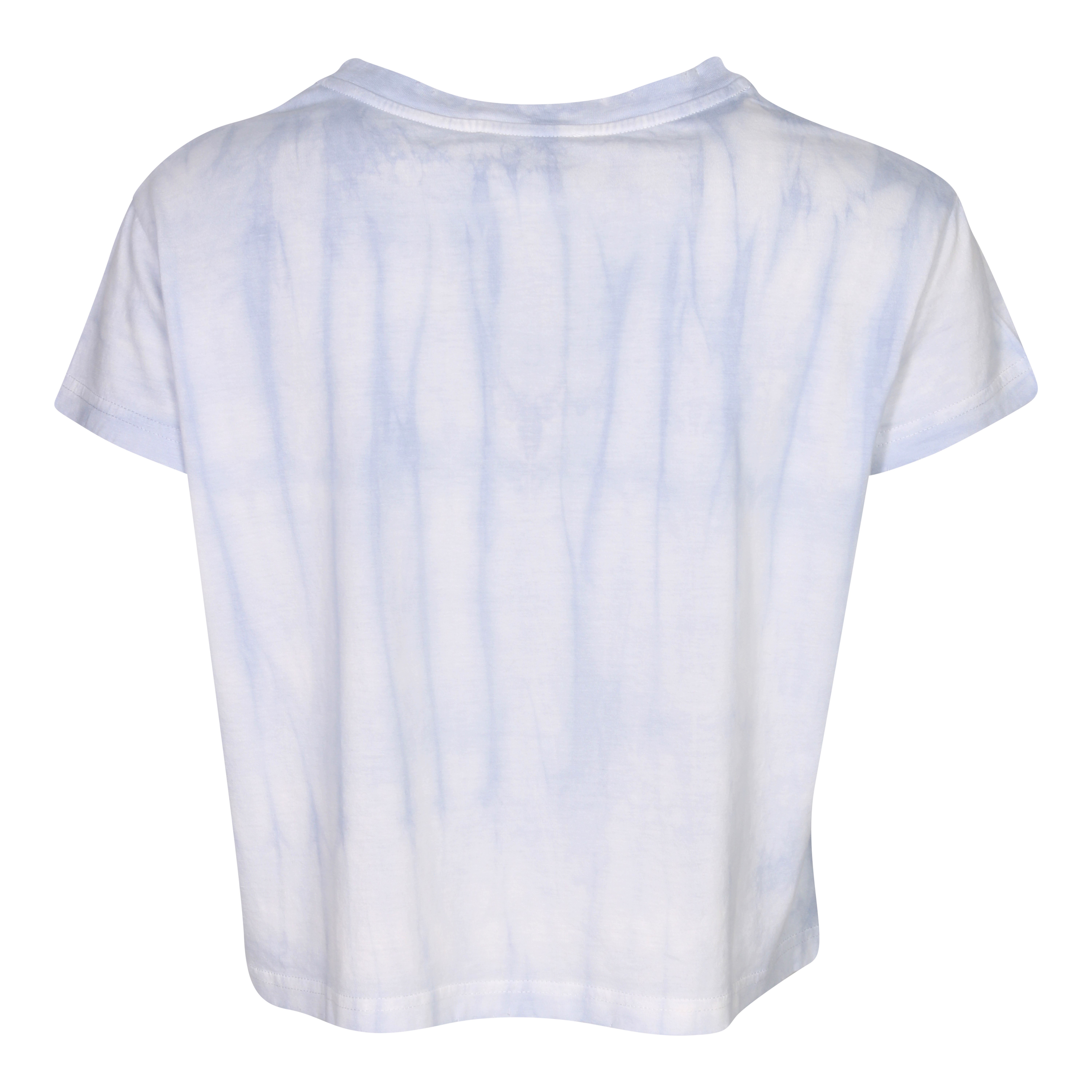 Acne Studios Logo Print T-Shirt in Pale Blue