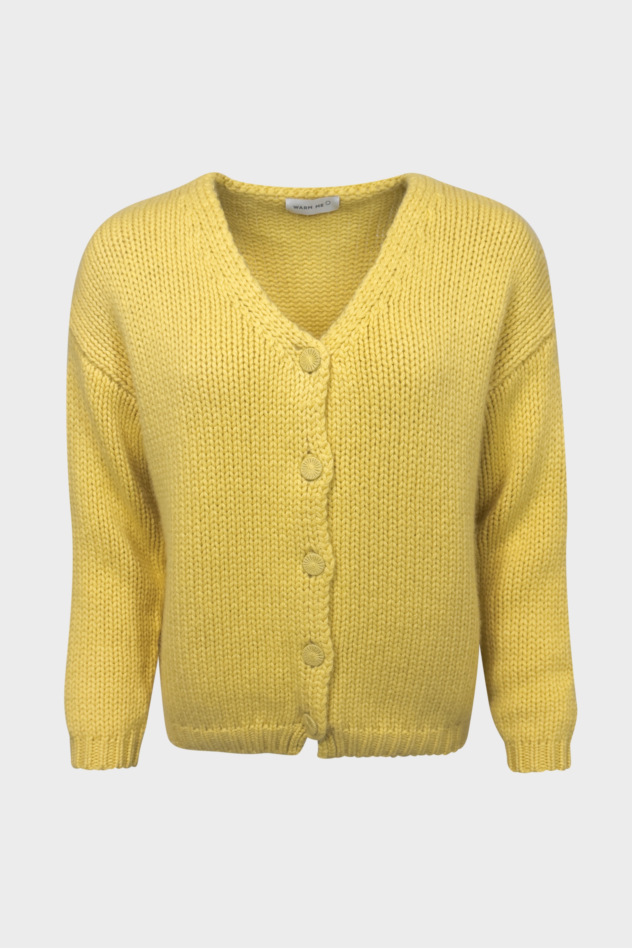 WARM ME Cashmere Cardigan in Banana
