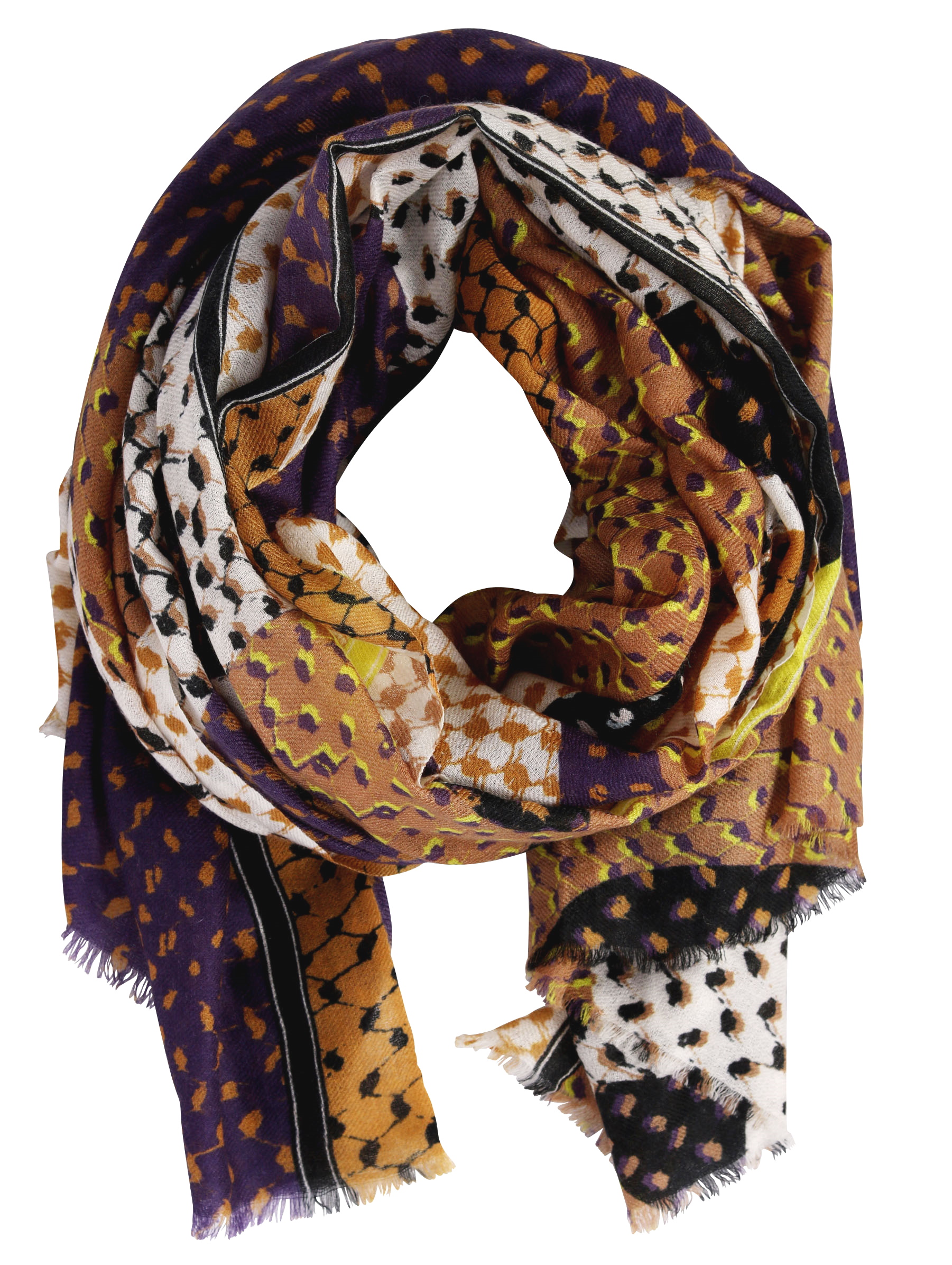 Lala Berlin Scarf Ailin Lala Polka Purple