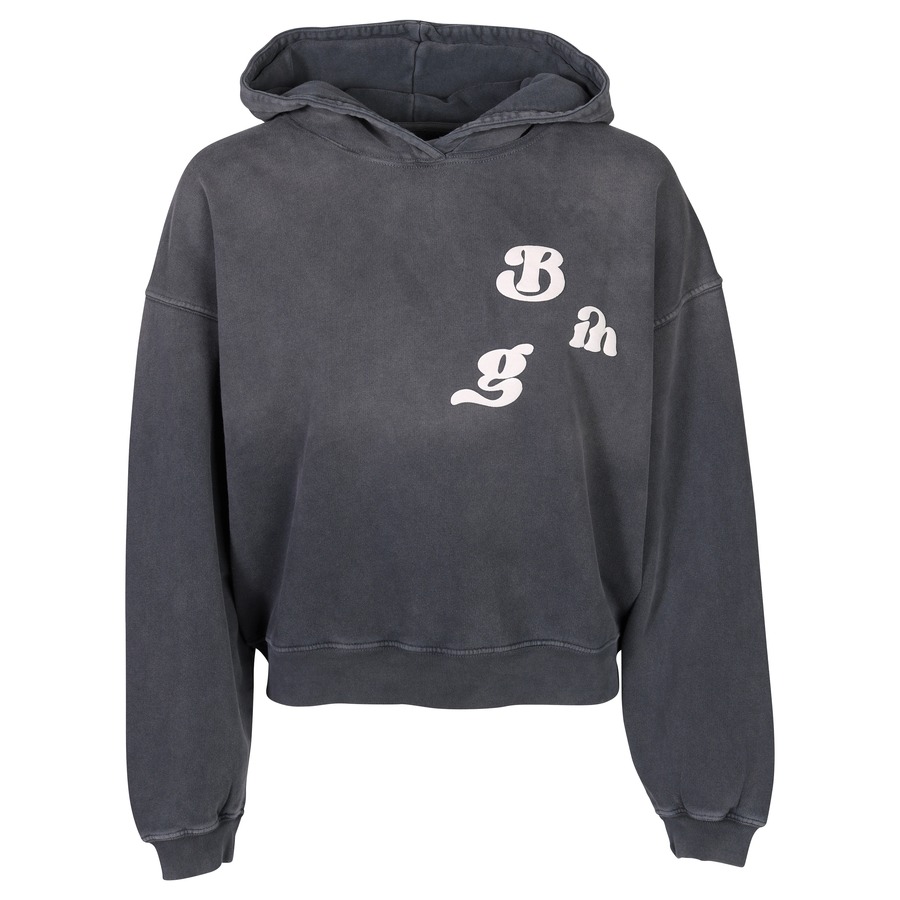 Anine Bing Alec Hoodie Vintage Bing in Washed Black