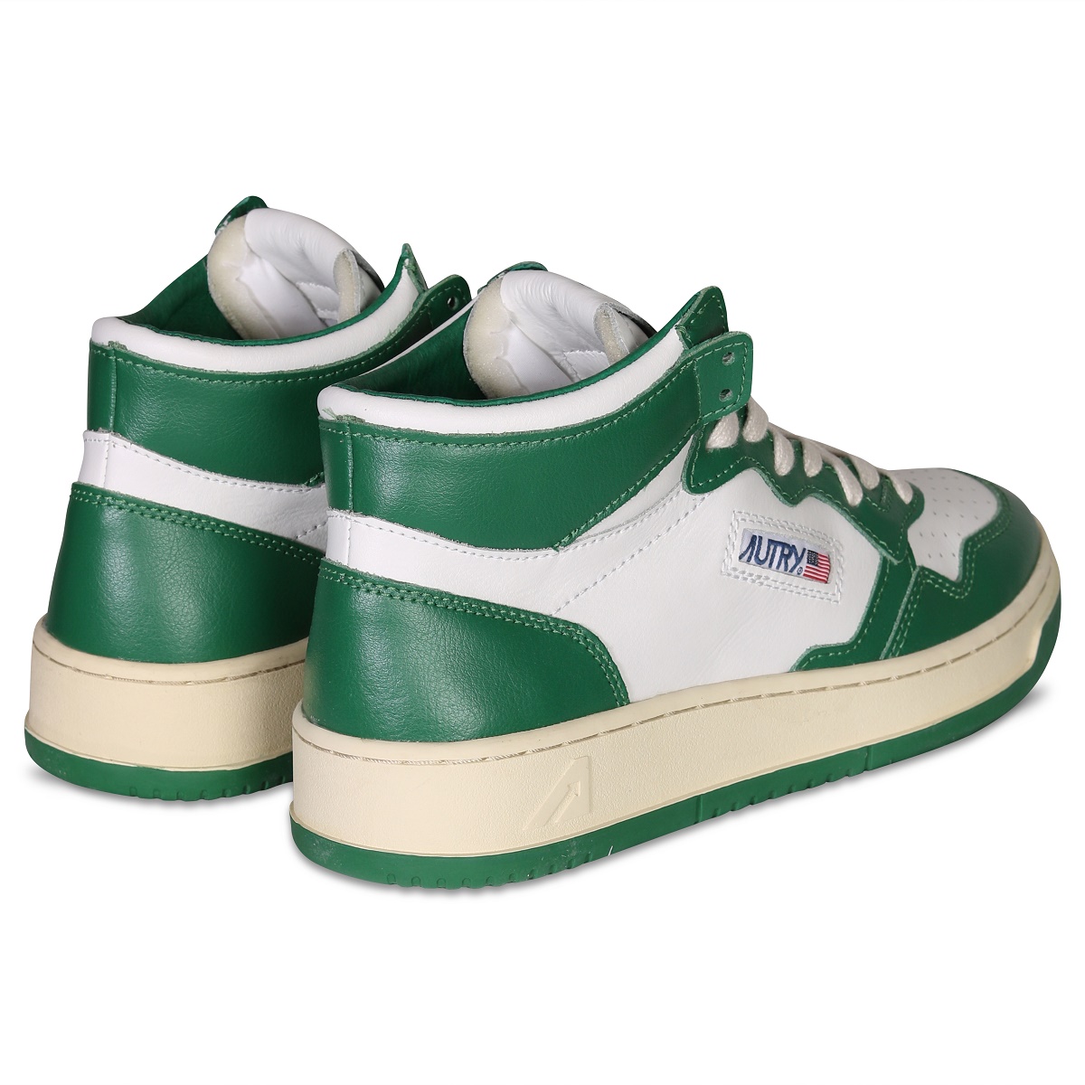 AUTRY ACTION SHOES Mid Sneaker White/Green 35 AUTRY ACTION SHOES Mid Sneaker White/Green 41