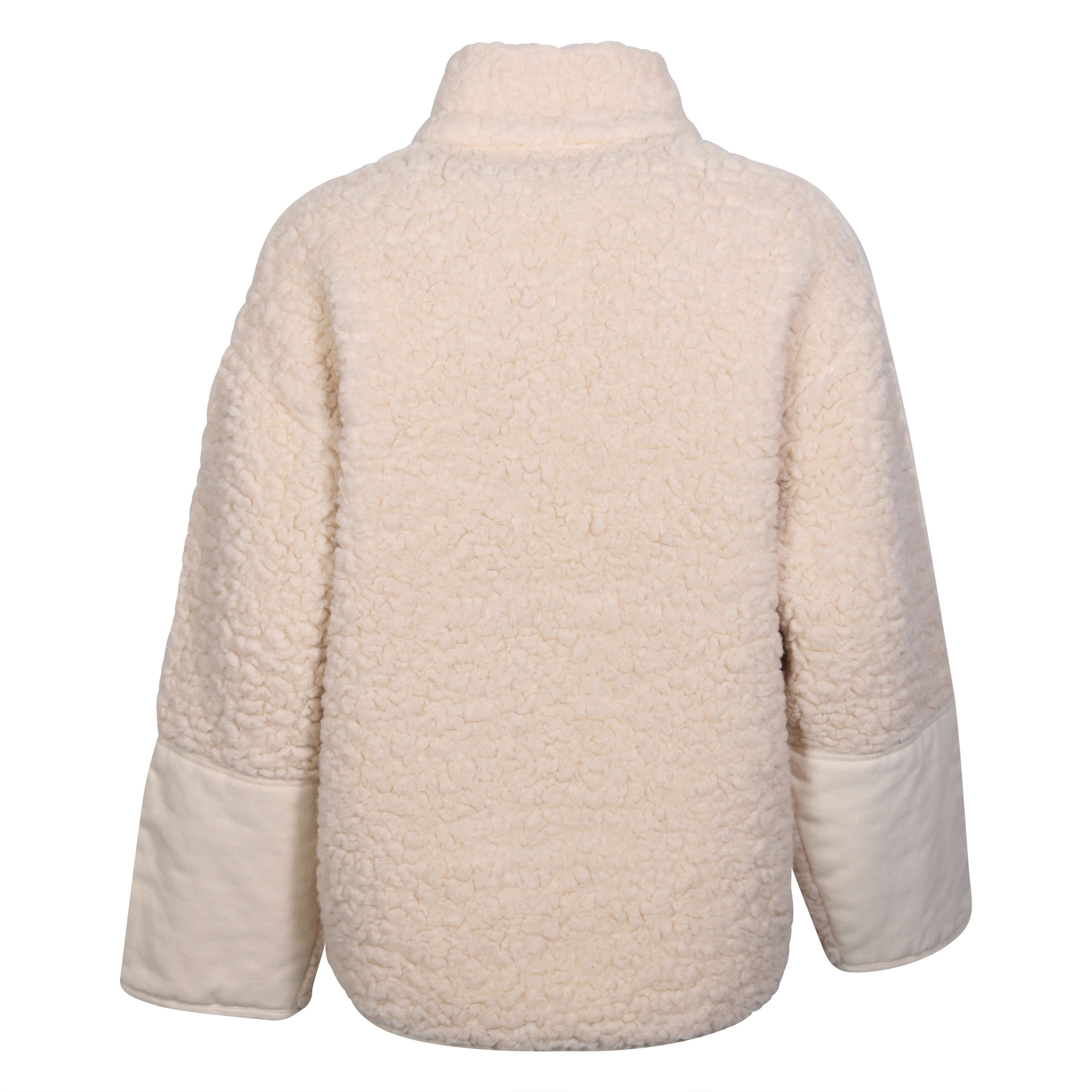 Acne Studios Teddy Overshirt in Ecru Beige