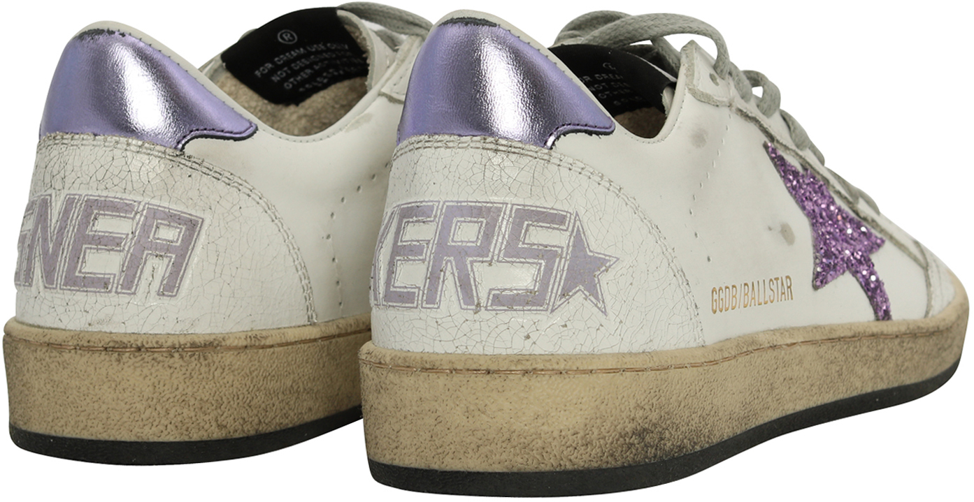 Golden Goose Sneaker Ball Star White/Lavender Star