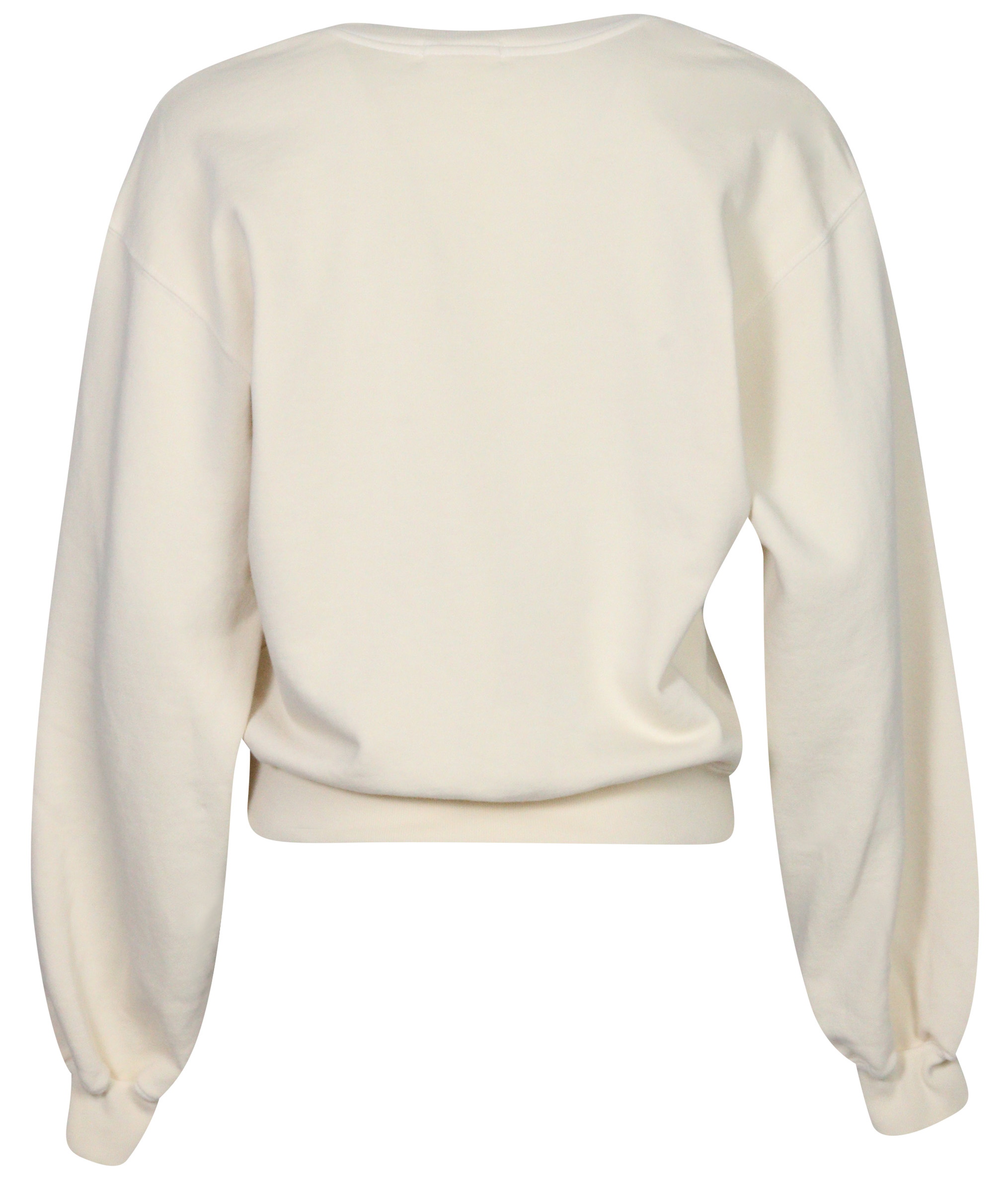 Agolde Balloon V-Neck Sweatshirt light yellow