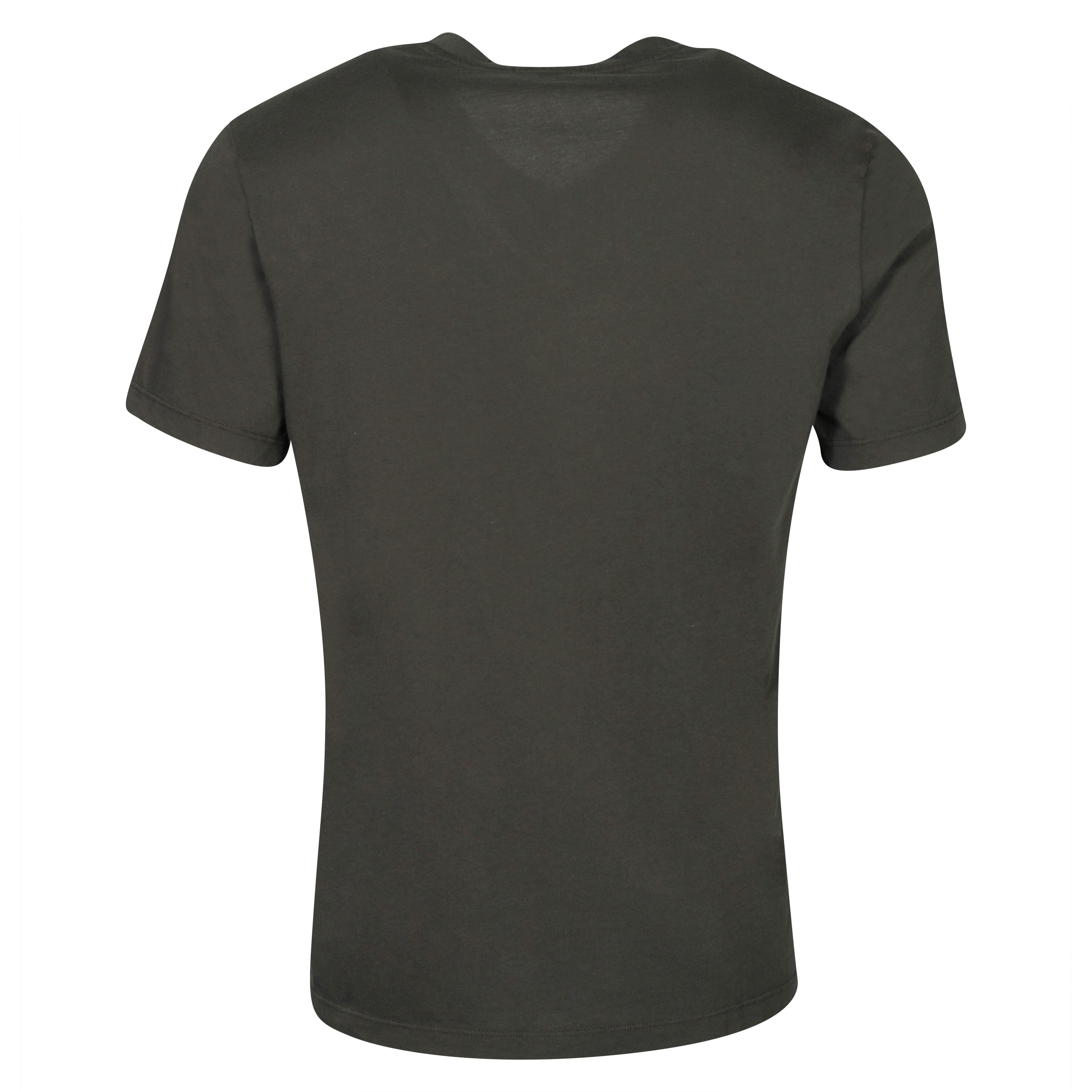James Perse T-Shirt V-Neck in Olive L/3