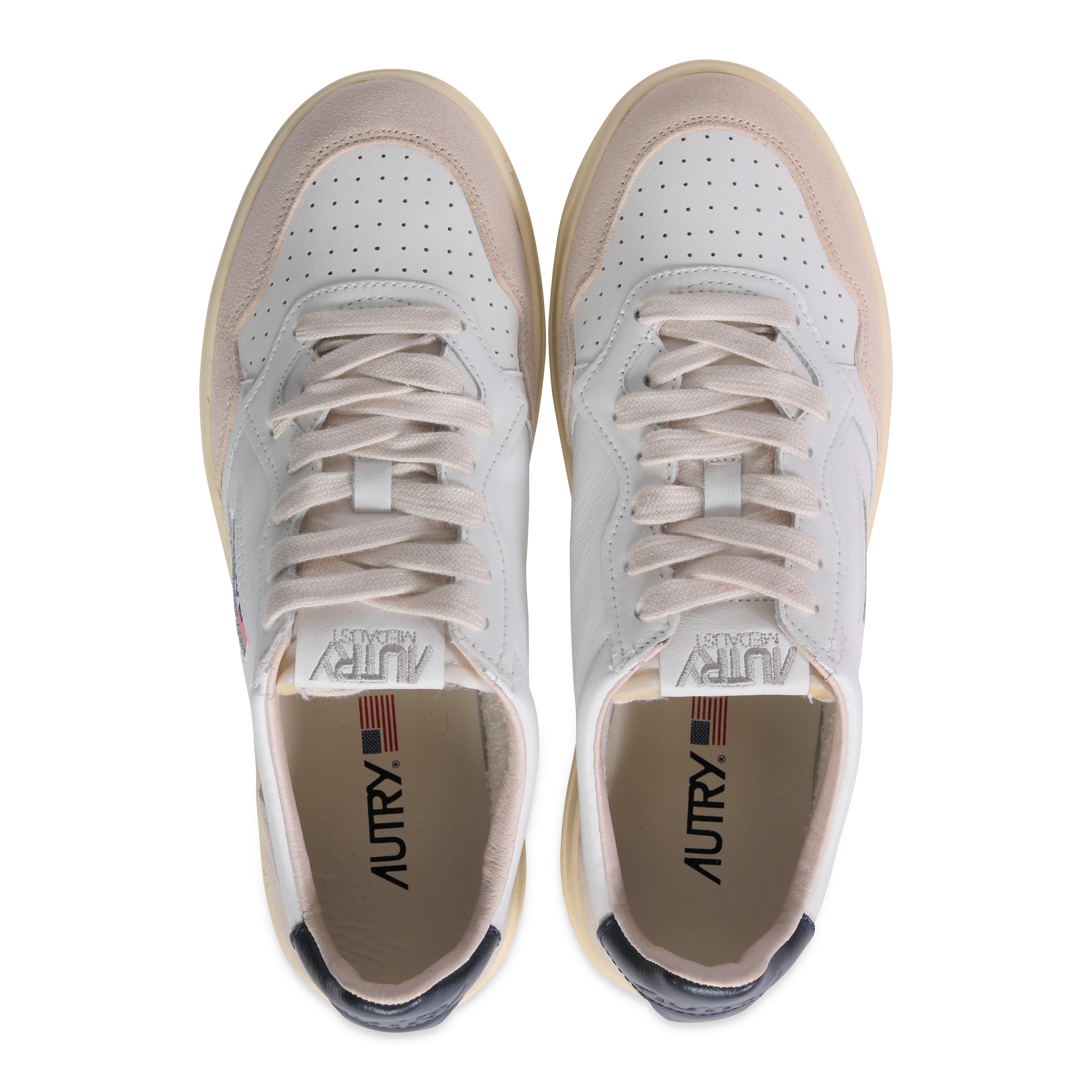 Autry Action Shoes Low Sneaker Suede White / Blue 44