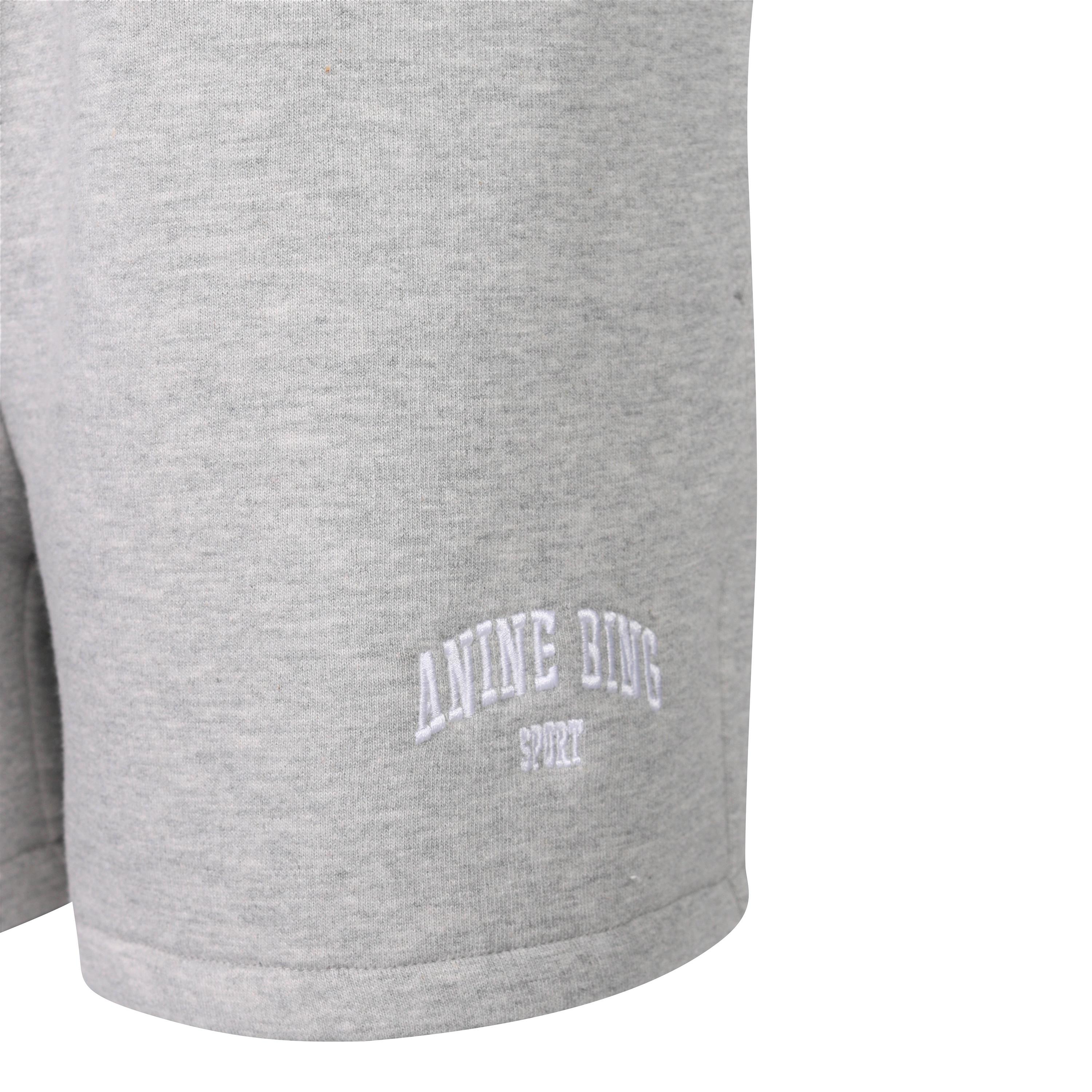 Anine Bing Evan Sweat Short in Heathergrey L