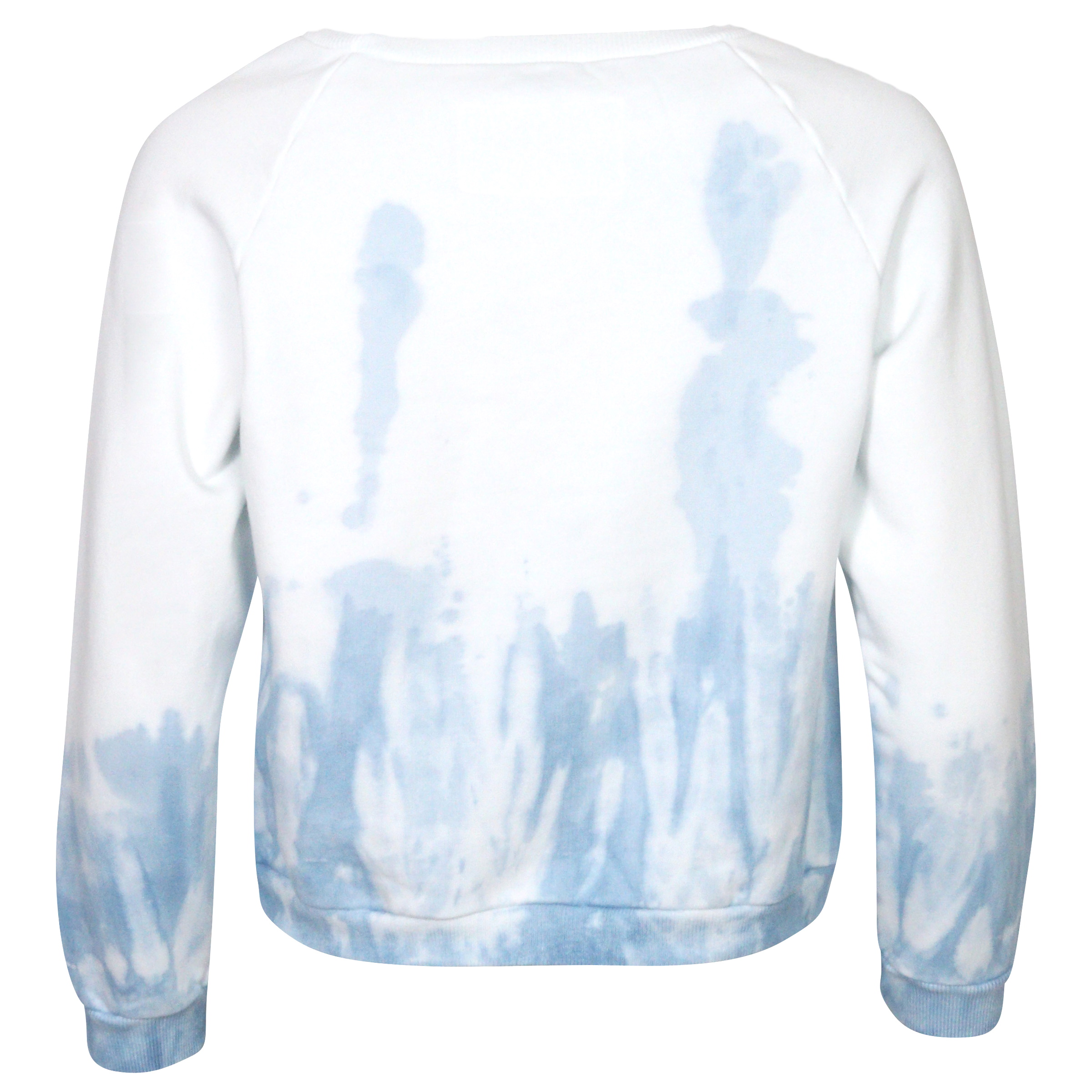 Nili Lotan Crewneck Sweater Sky Blue Tie Dye