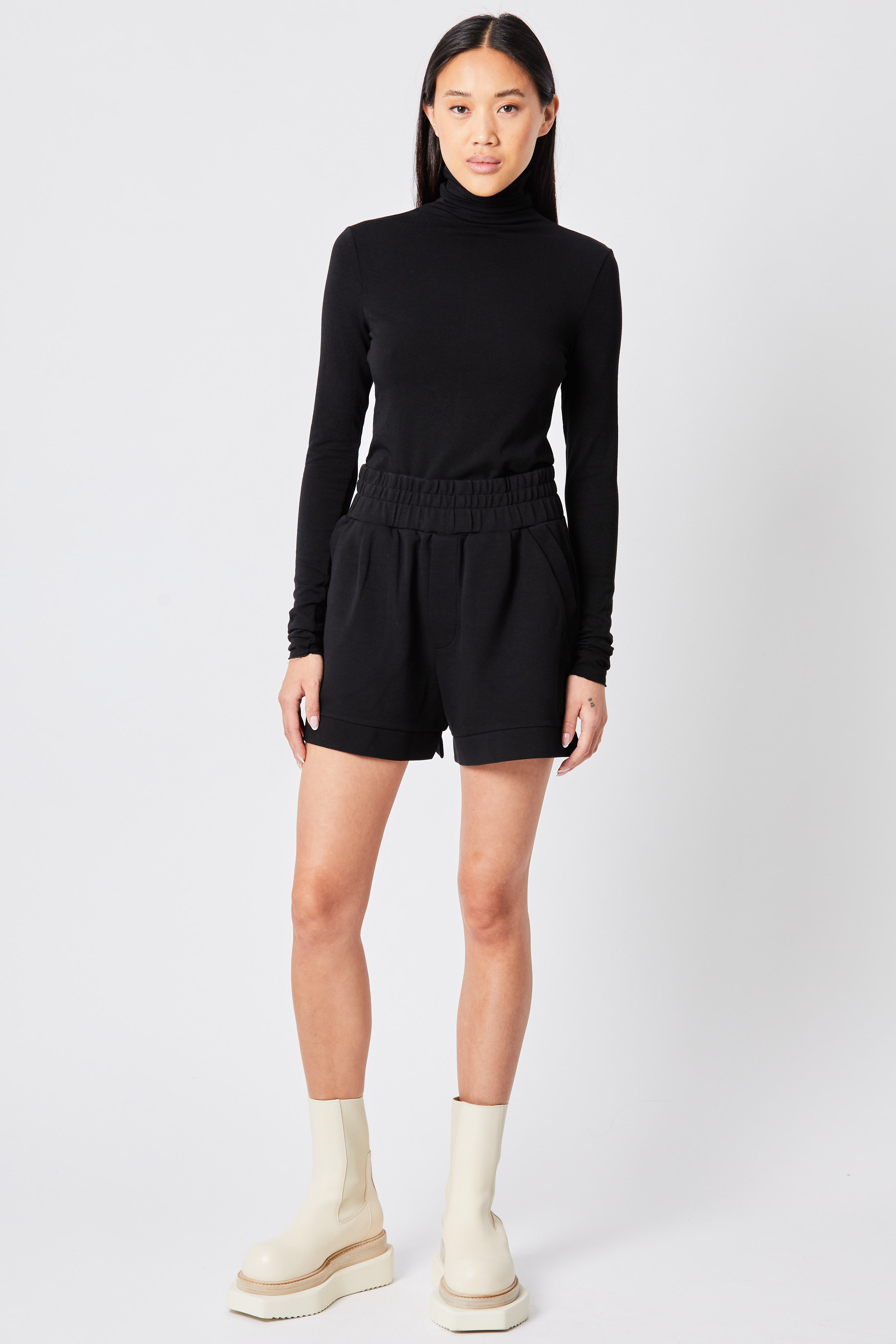 Thom Krom Turtleneck Longsleeve in Black
