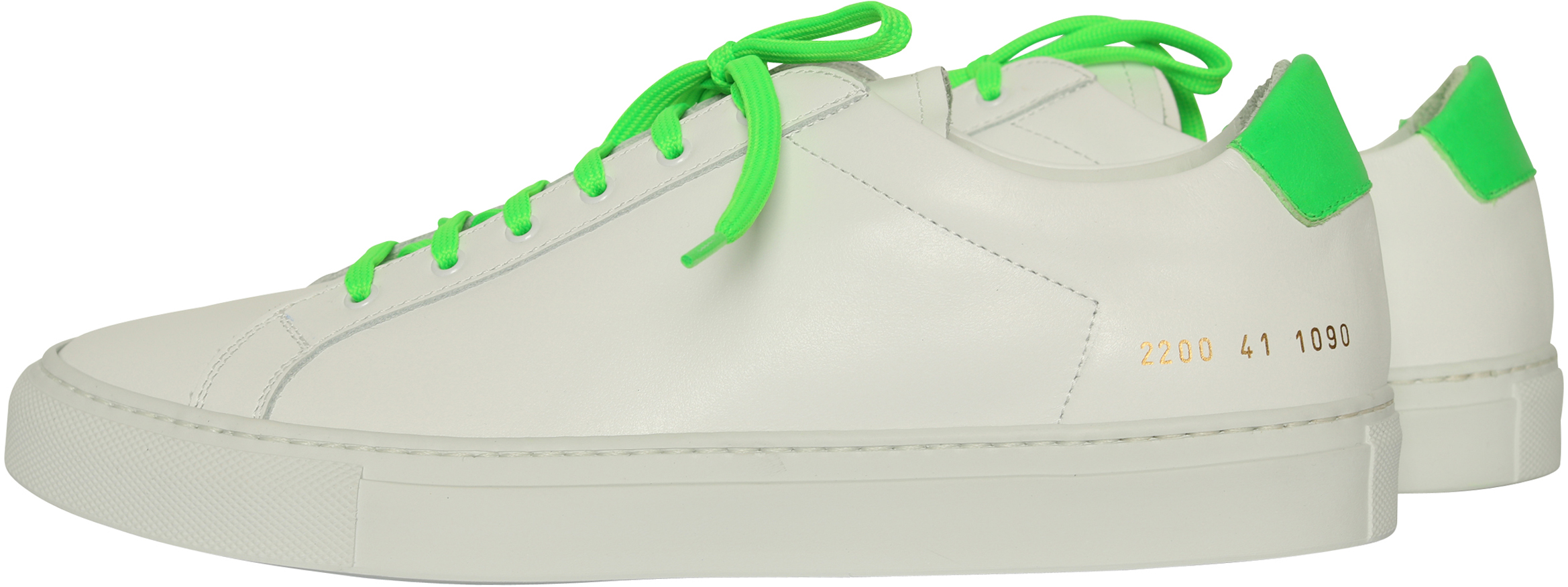 Common Project Sneaker Retro Low Fluo White/Green