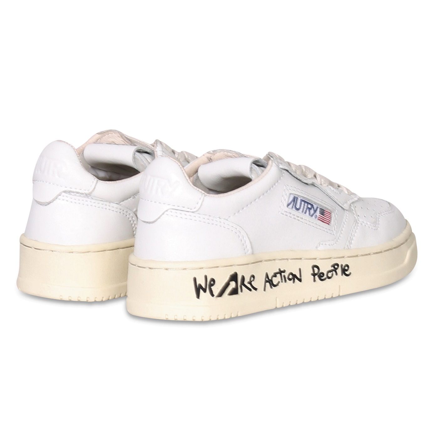 -KIDS- AUTRY ACTION SHOES Low Sneaker in White Draw Action People 28