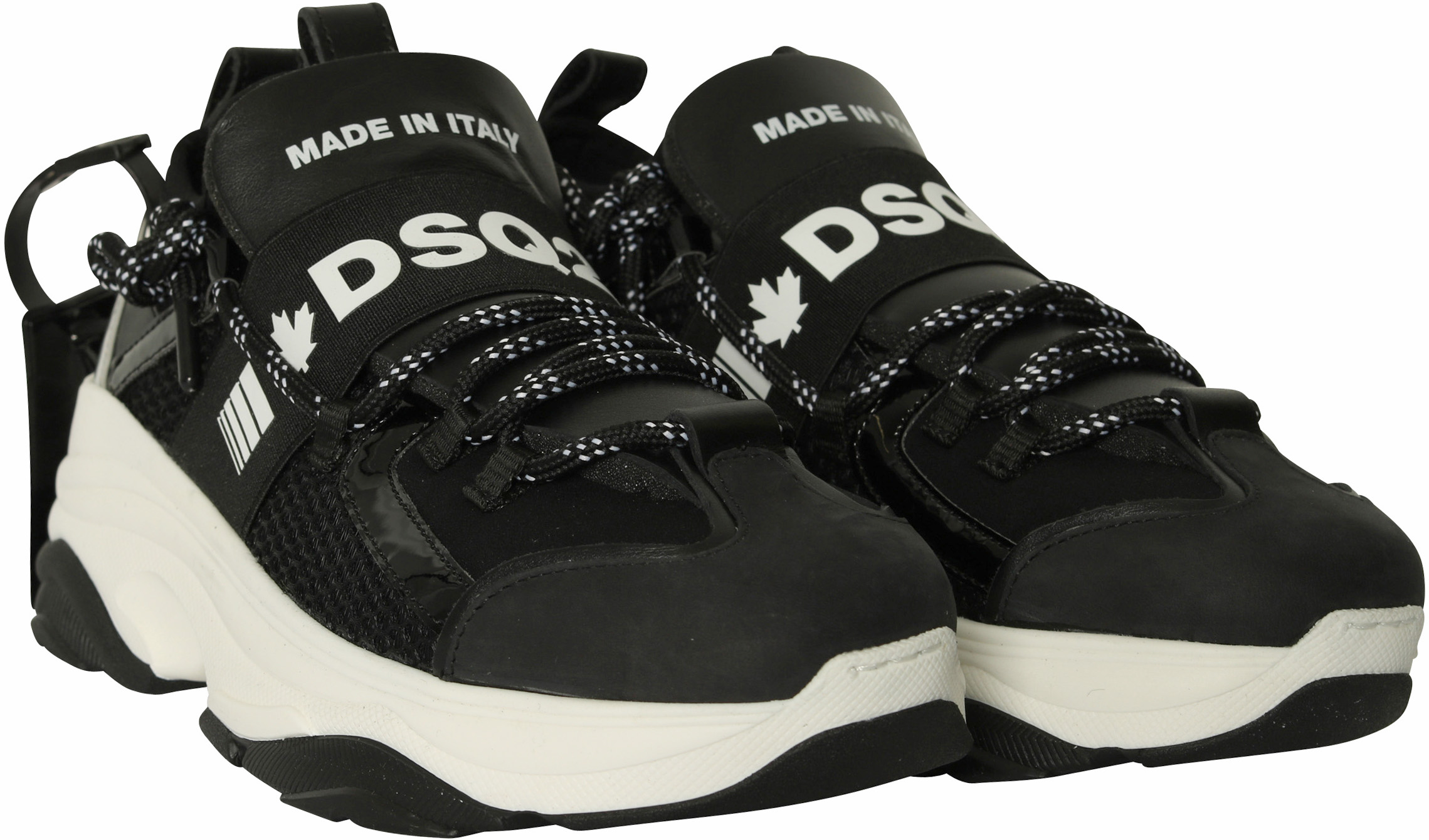 Dsquared Sneaker Neopren/Nabuk/Calf Black