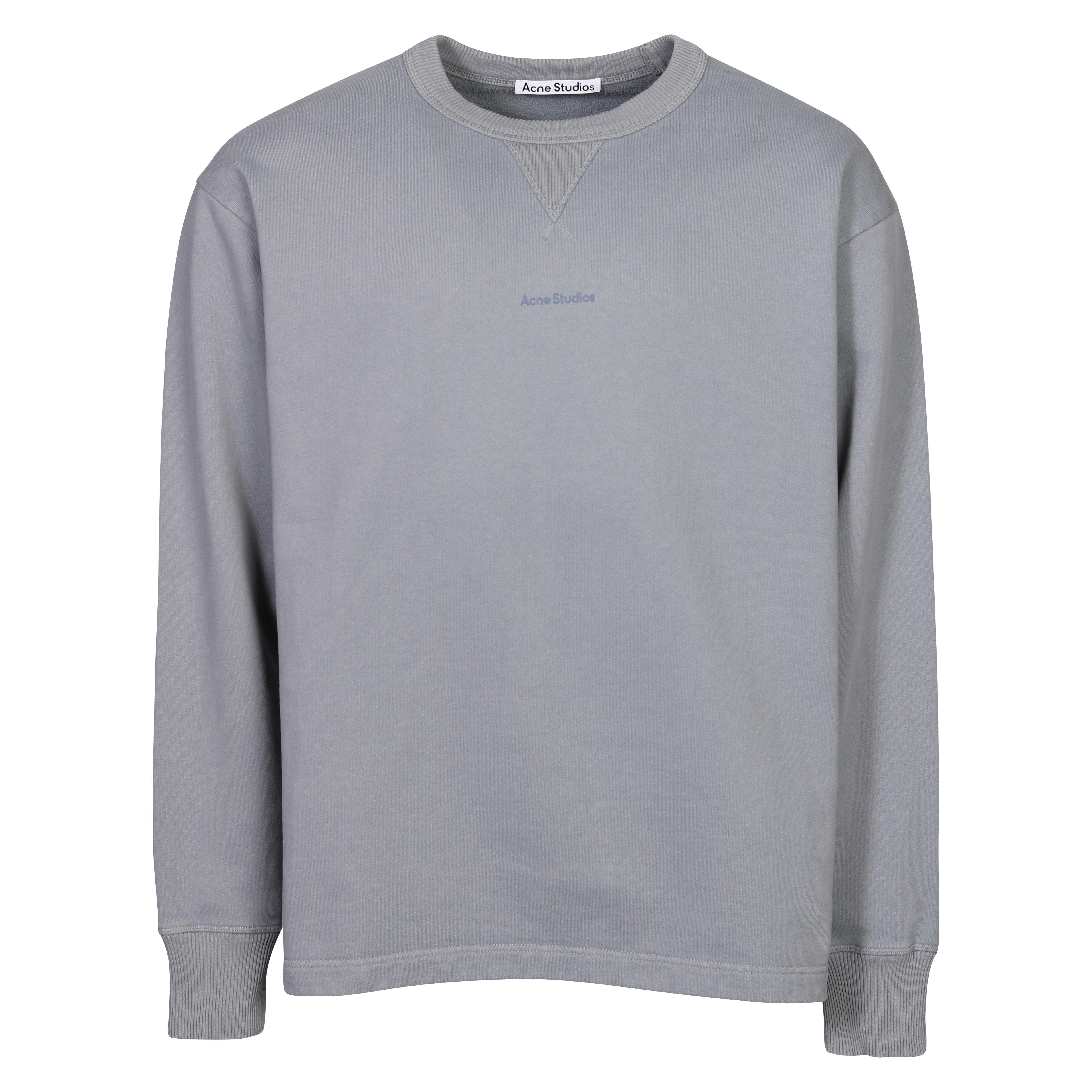Acne Studios Stamp Sweatshirt in Steel Grey S
