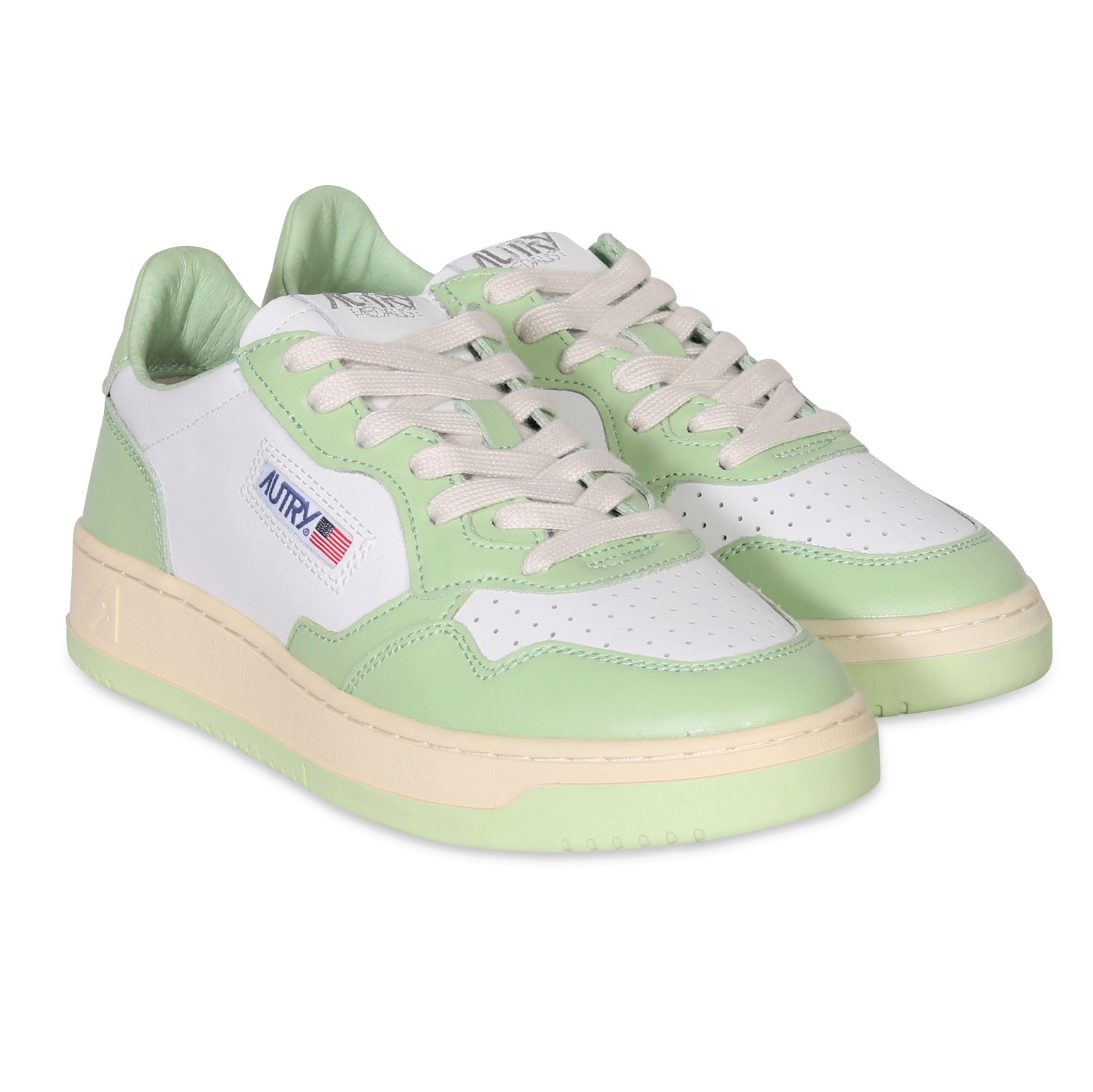 AUTRY ACTION SHOES Low Sneaker White/Nile Green 35