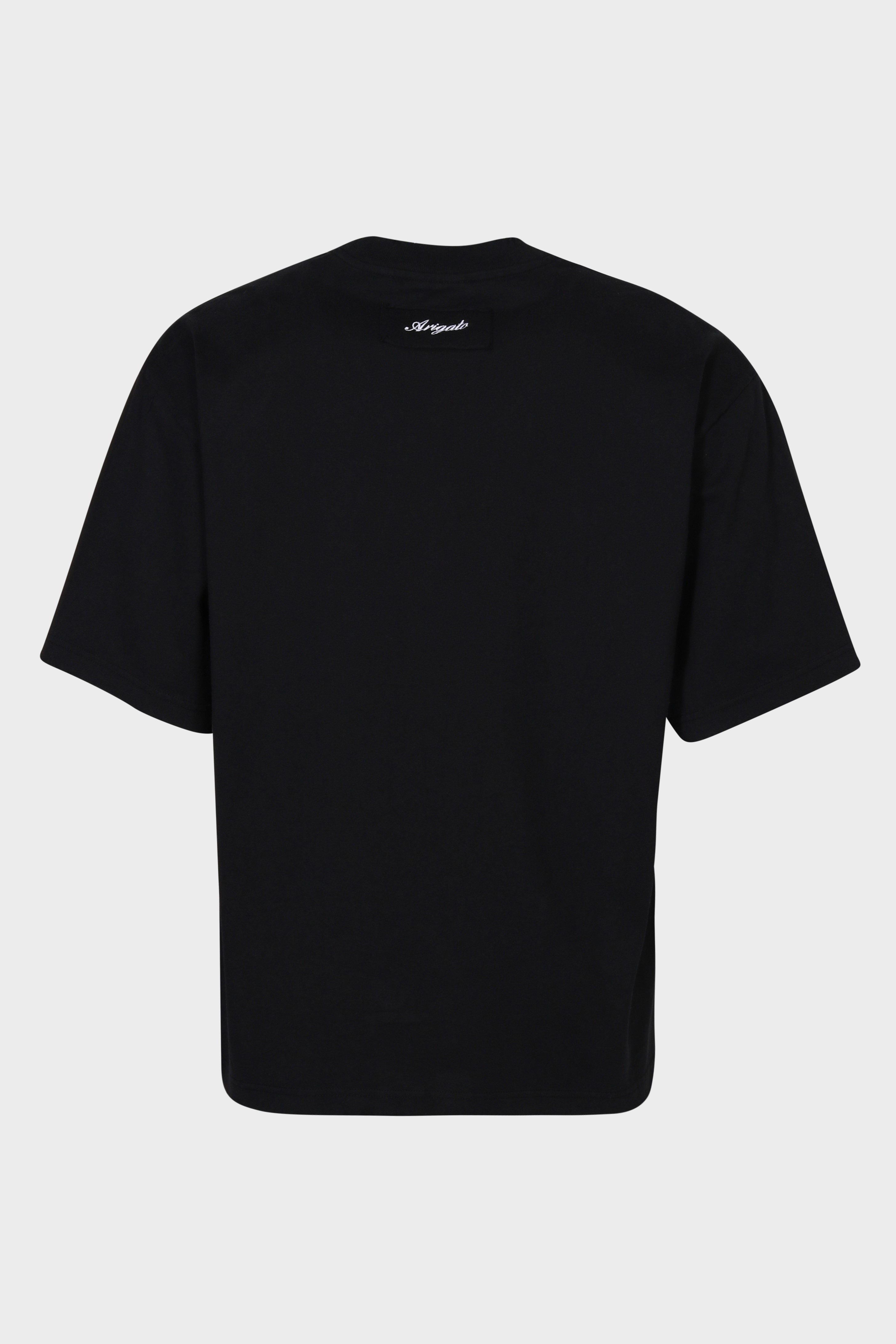 AXEL ARIGATO Series Distressed T-Shirt Backprinted in Black XL