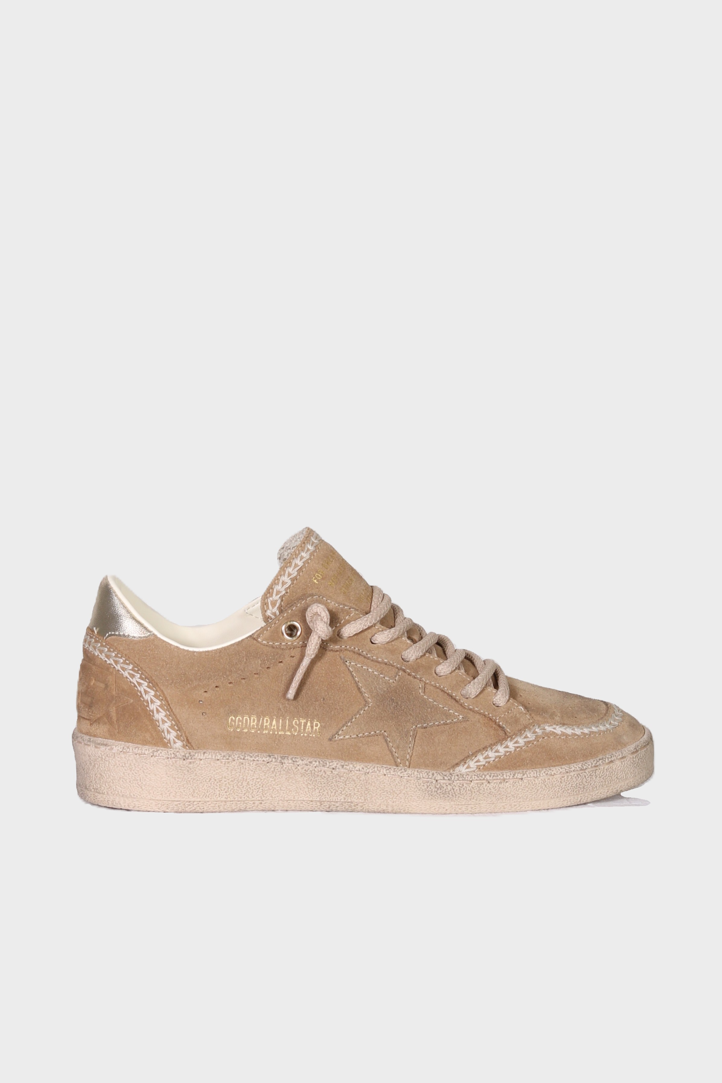 GOLDEN GOOSE Ballstar Tobacco Gold