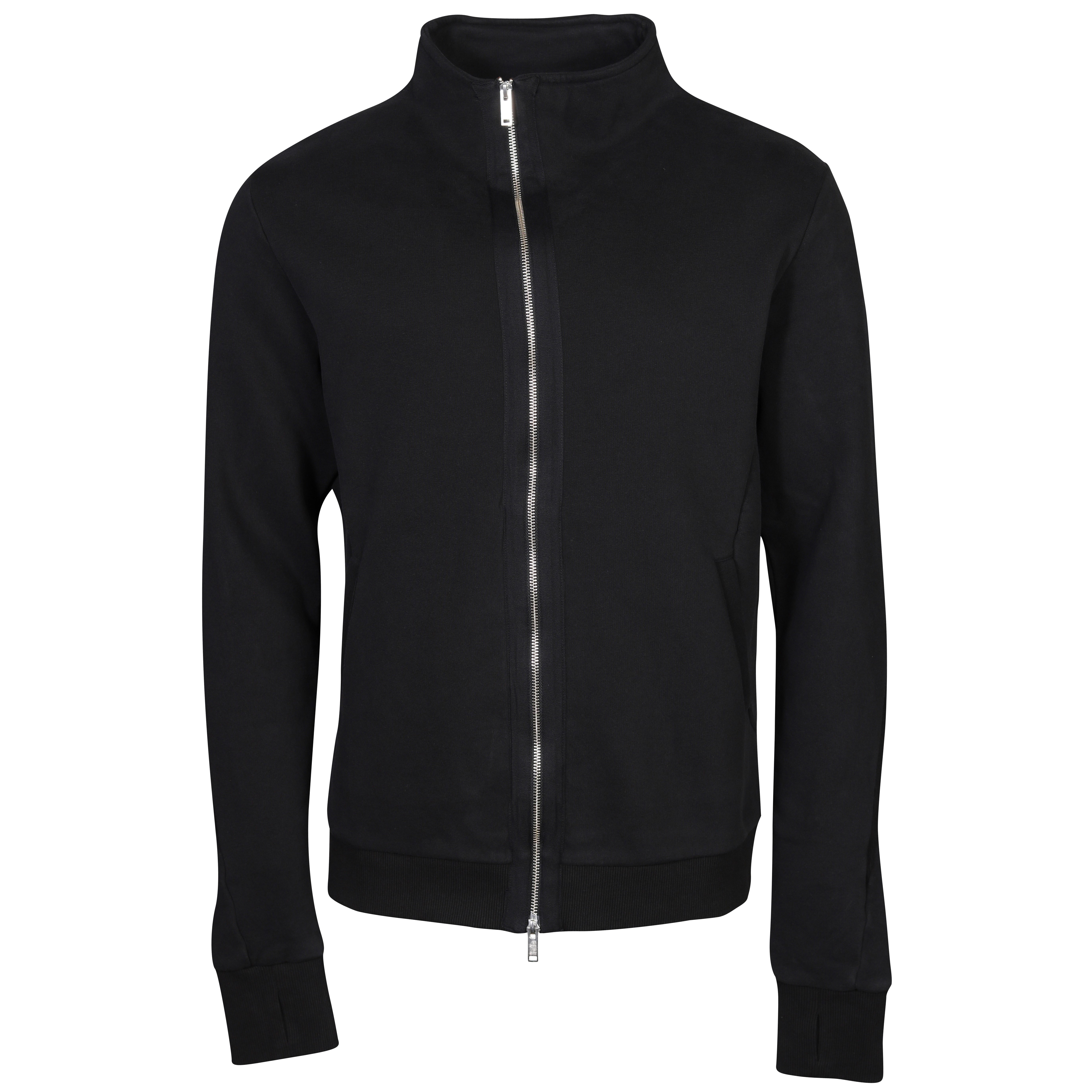 Thom Krom Zip Sweat Jacket in Black