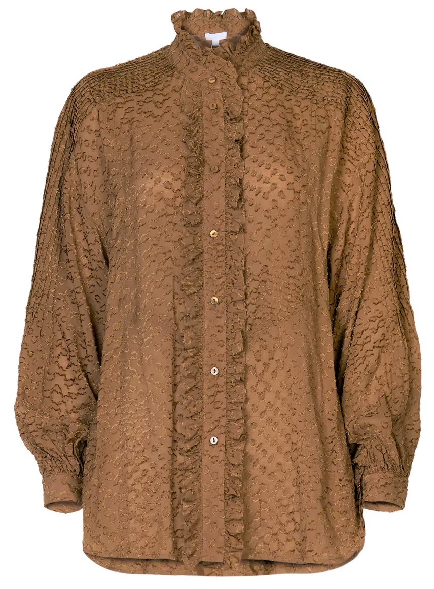 Lala Berlin Blouse Bee in Cedar