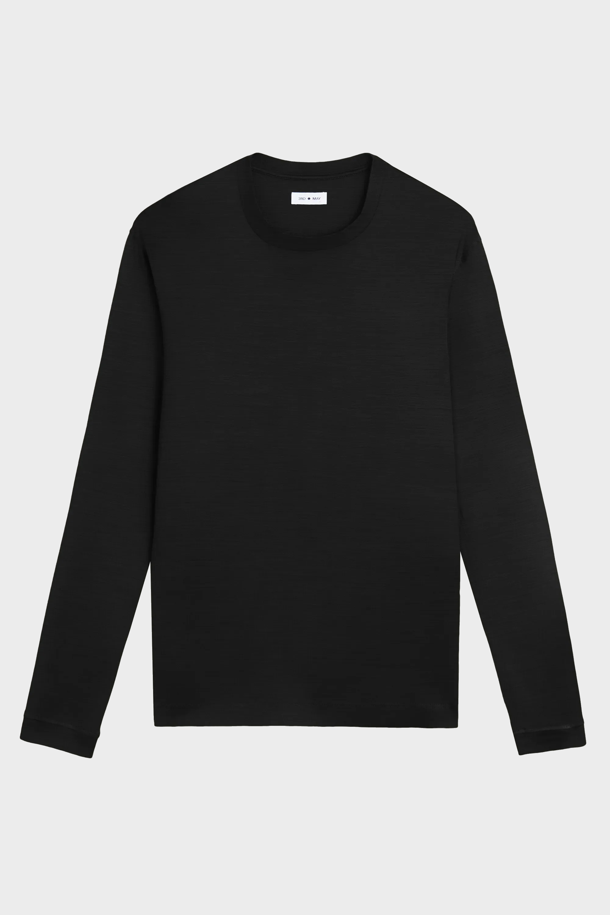 3RD MAY Luxe Wool Longsleeve in Black 3XL