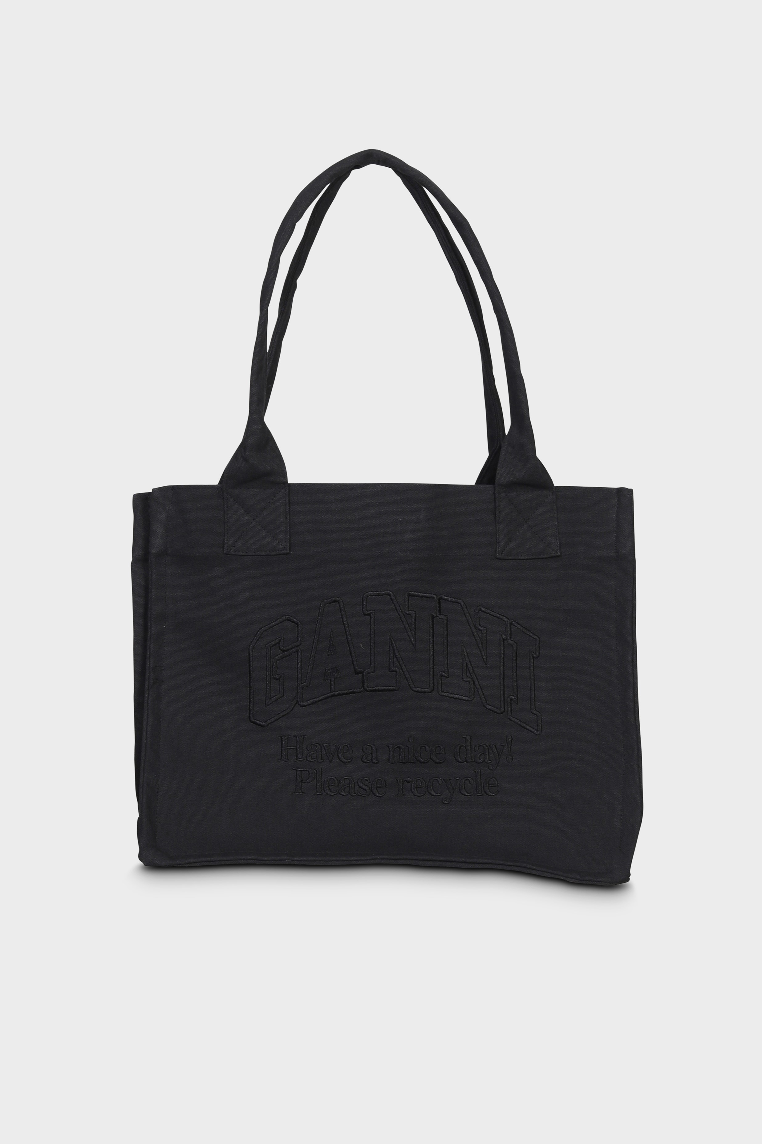 GANNI Large Easy Shopper in Phantom