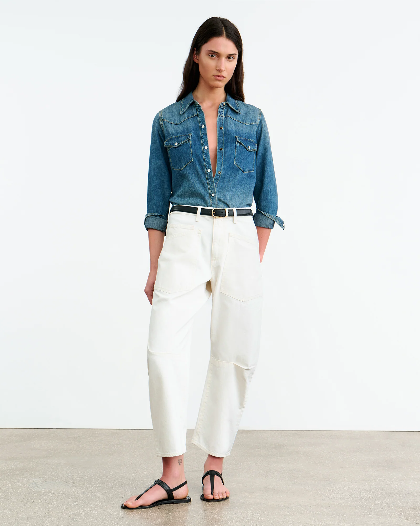 NILI LOTAN Shon Pant in White 00 / XXS