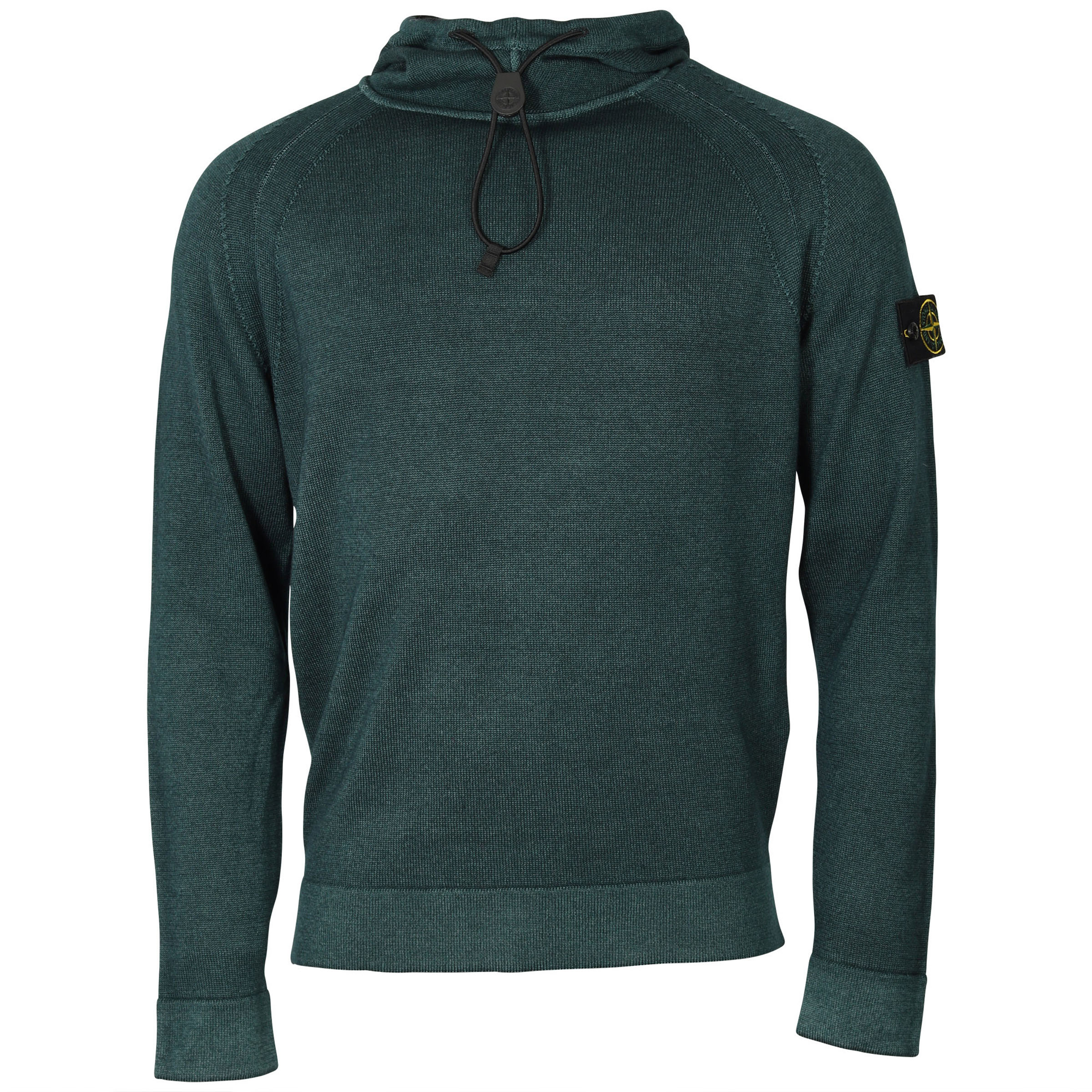 Stone Island Knit Hoodie Petrol