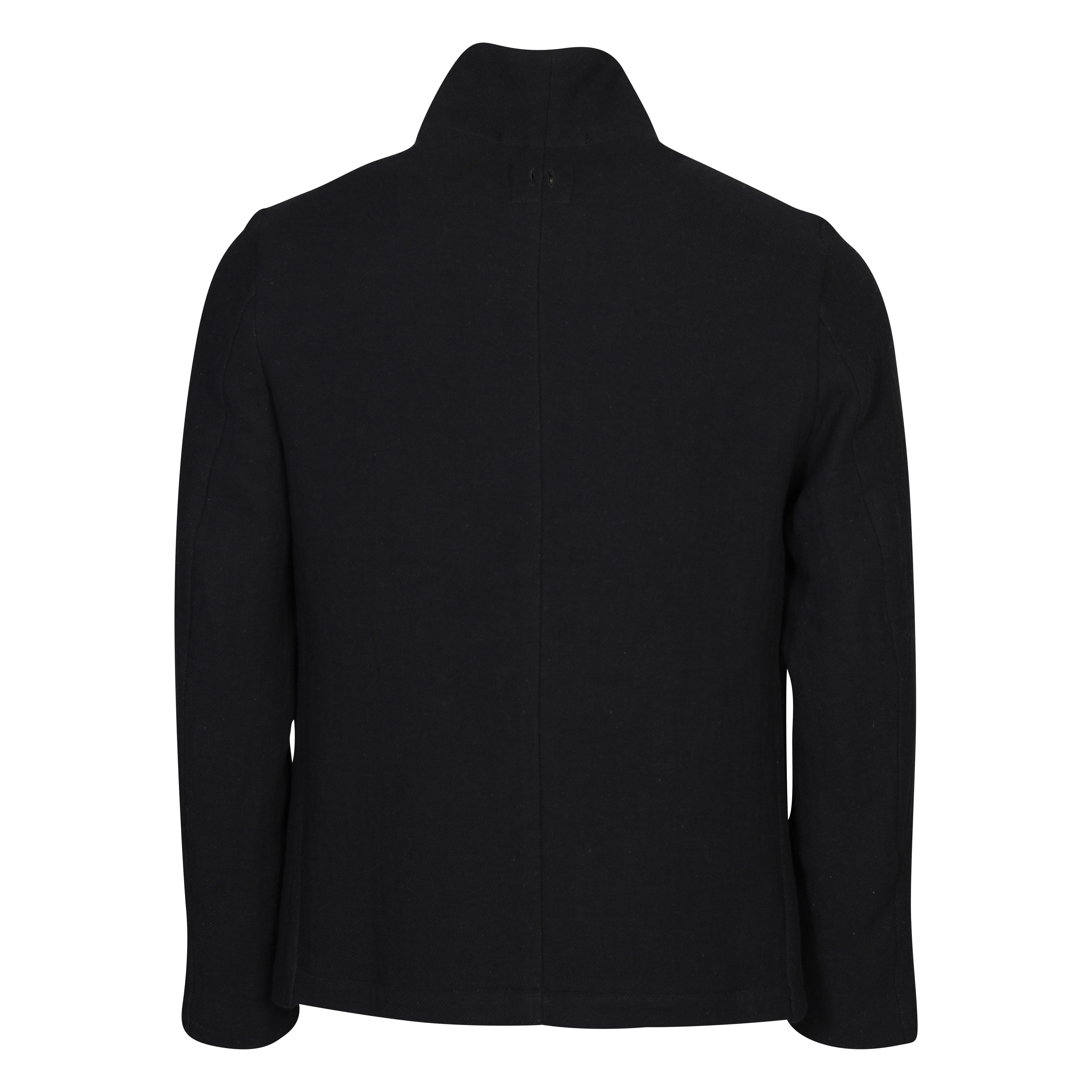 Hannes Roether Cotton Wool Jacket in Black