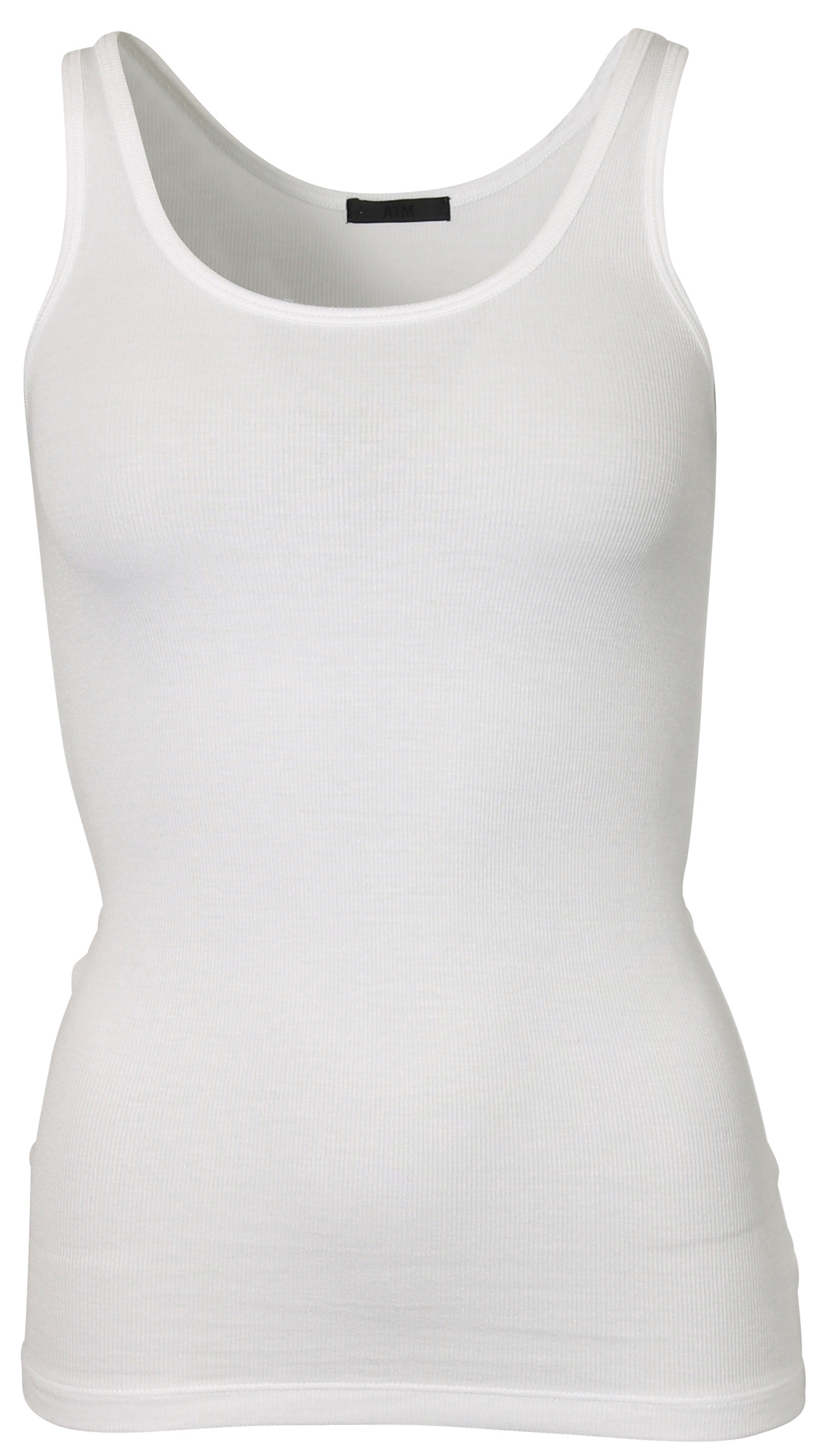 ATM Micro Modal Rib Top White