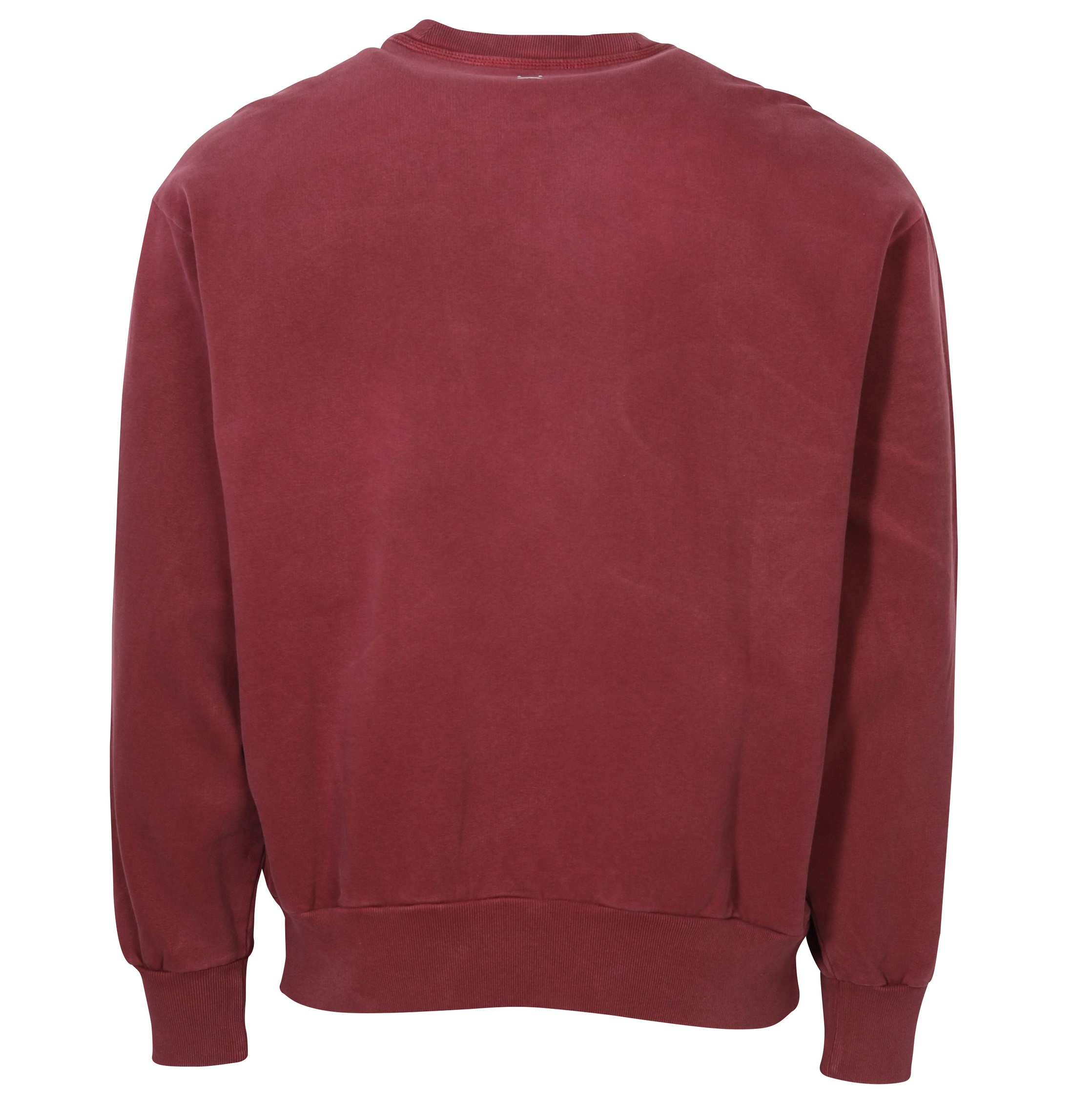 ACNE STUDIOS Oversize Face Sweatshirt in Wine Red XS