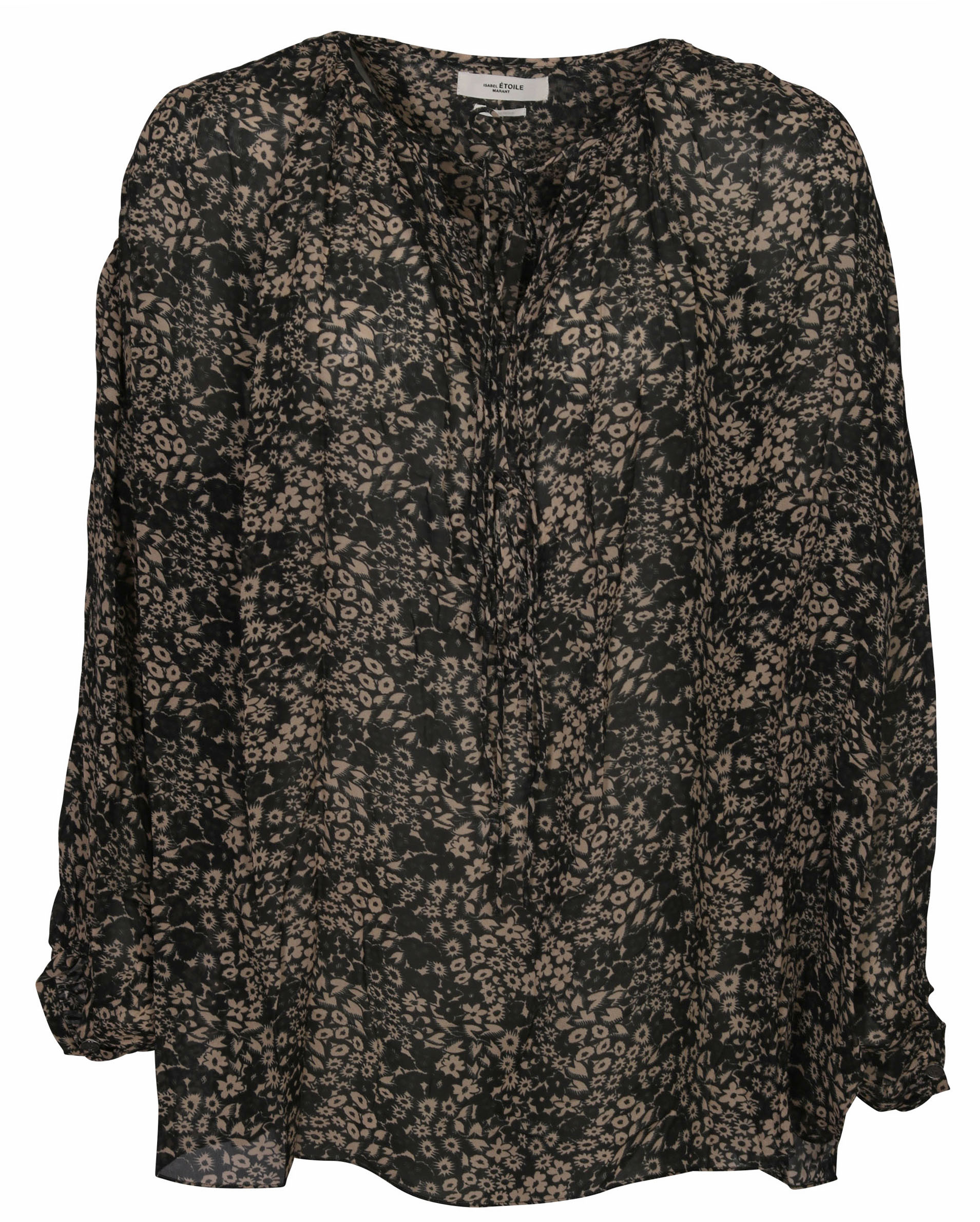 Isabel Marant Étoile Blouse Eyden Liliana Black/Nude Printed