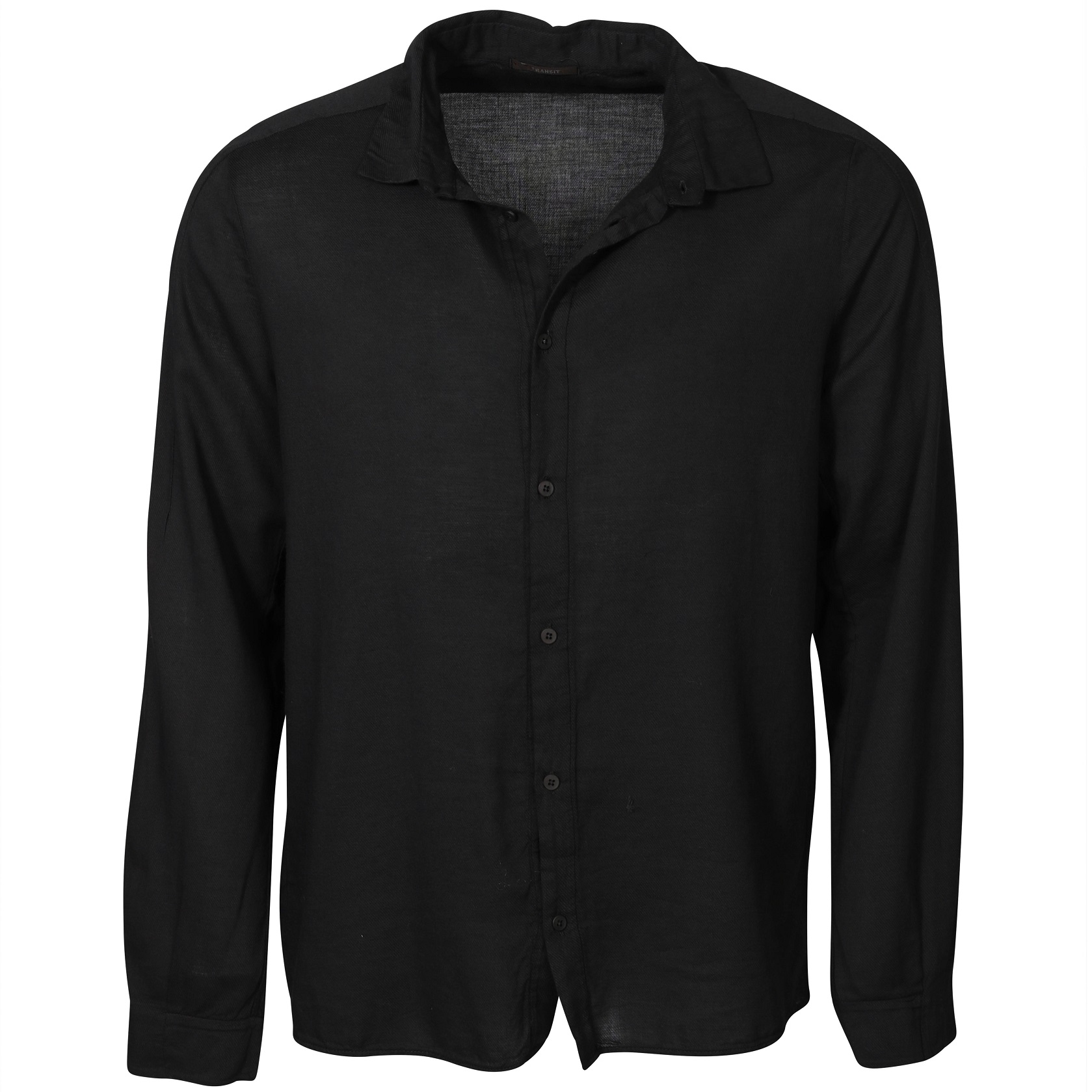 TRANSIT UOMO Super Soft Shirt in Black