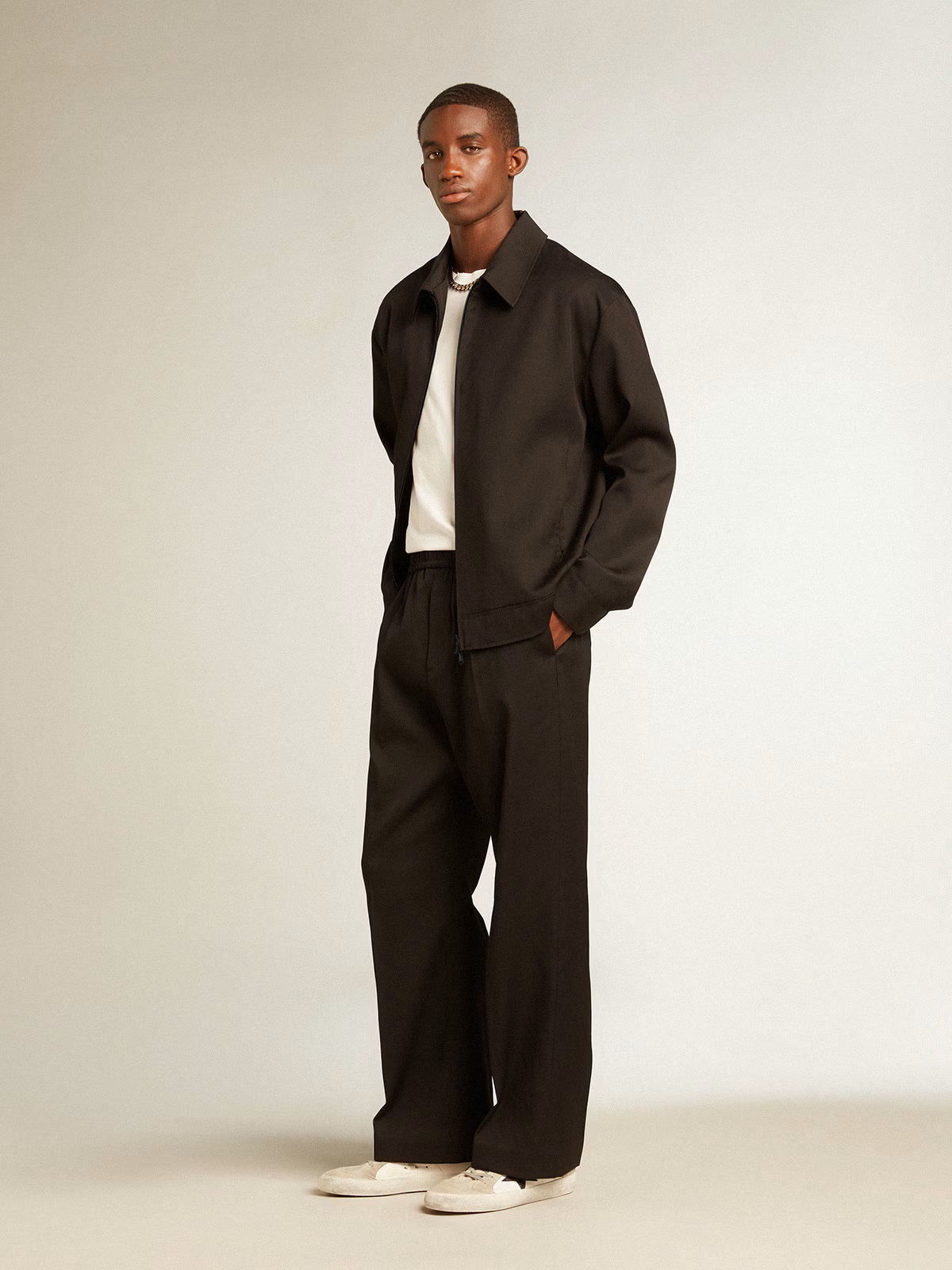 GOLDEN GOOSE Coach Jacket Luther in Black