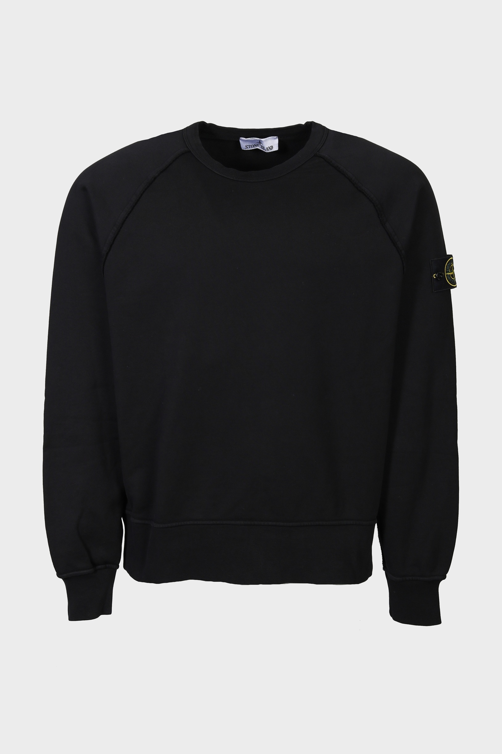 STONE ISLAND Loose Fit Sweatshirt in Black