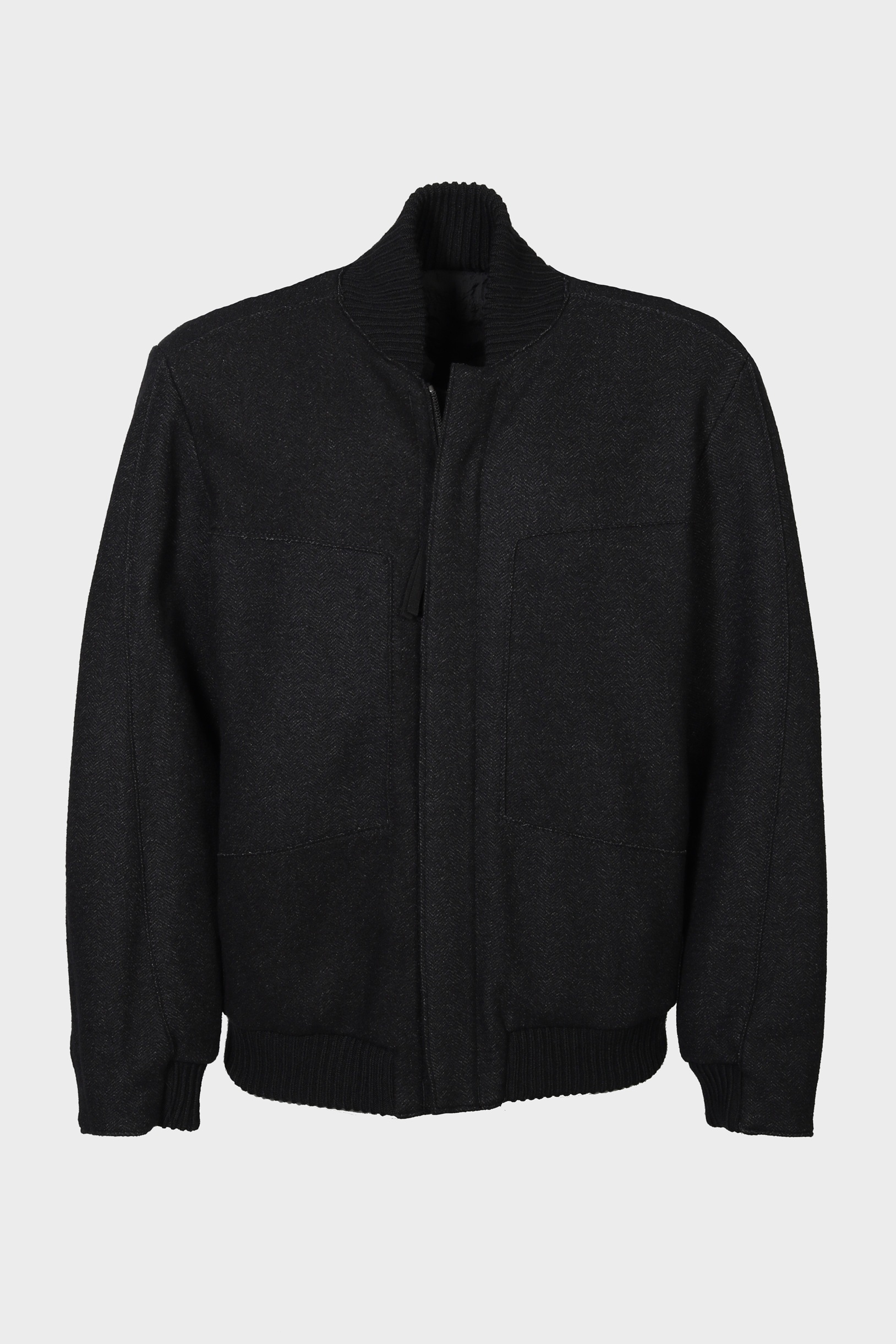 TRANSIT UOMO Reversible Bomberjacket in Black