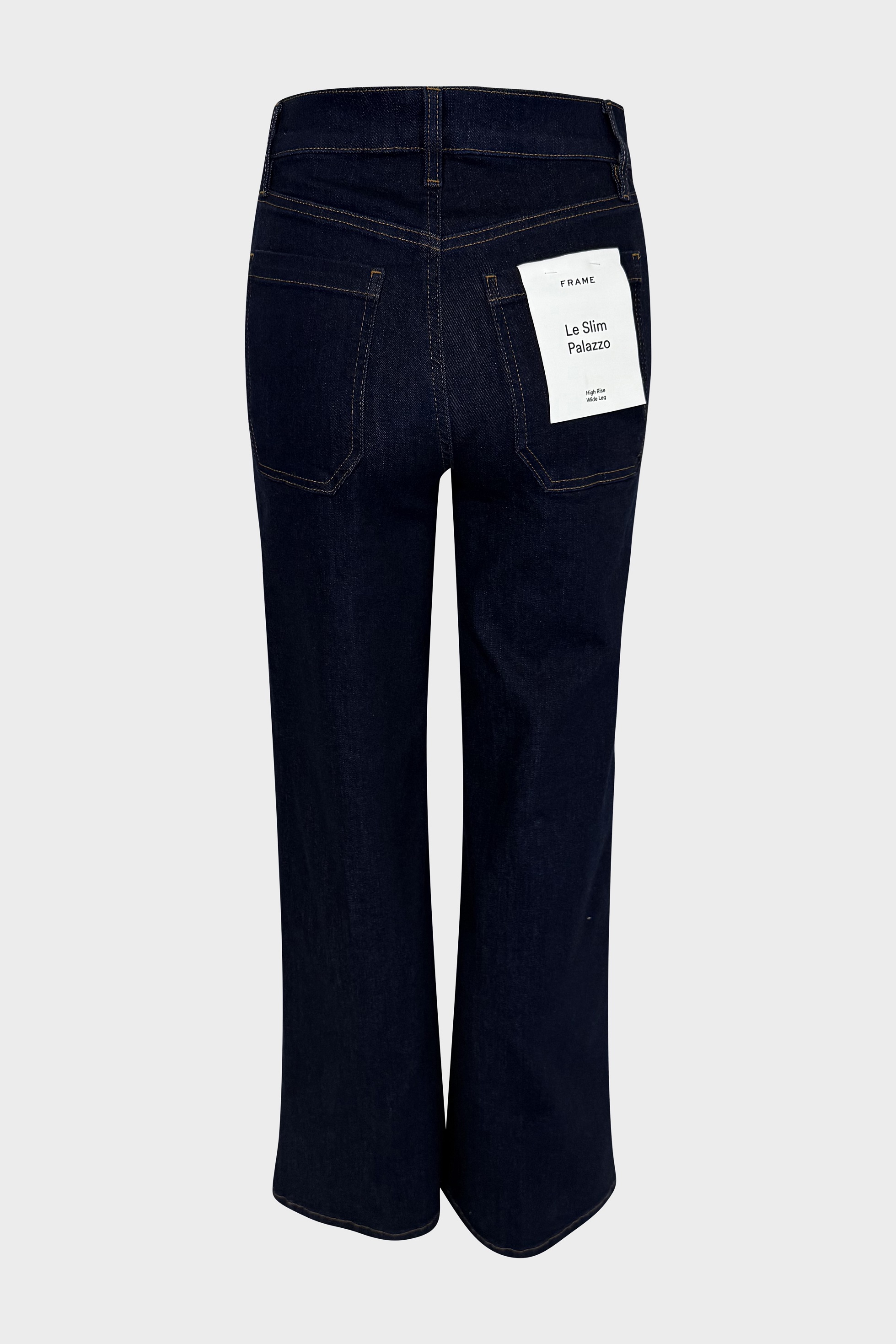 FRAME Slim Palazzo Jeans in Modernist Pock Rinse