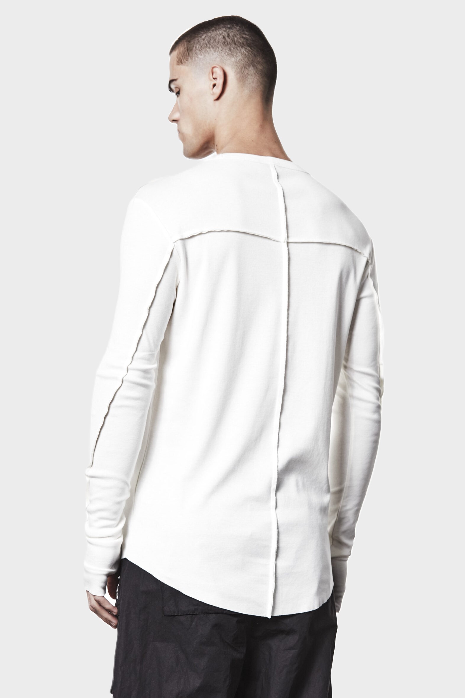 THOM KROM Slim Fit Longsleeve in Cream