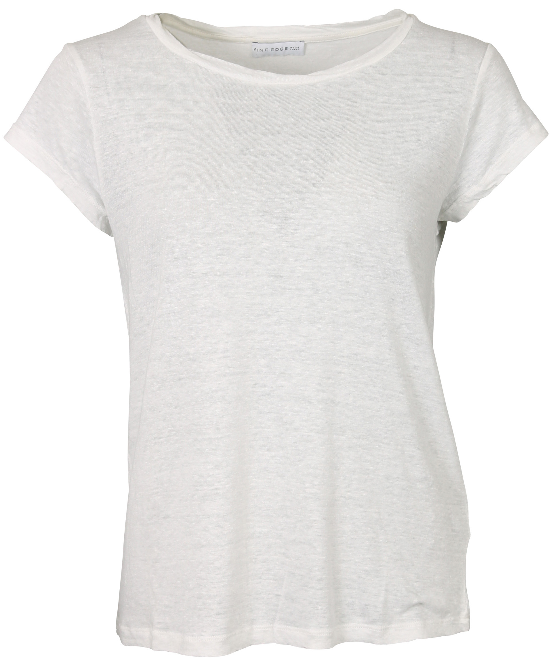 Fine Edge Crew Neck T-Shirt White