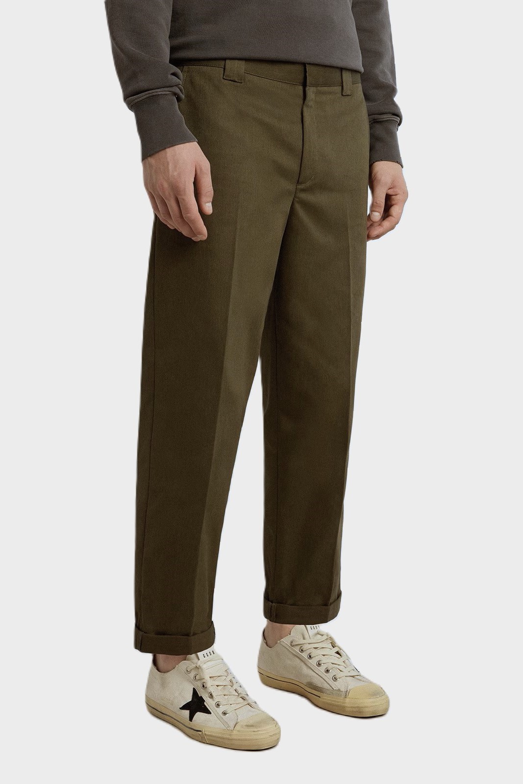 GOLDEN GOOSE Chino Skate Pants in Olive GOLDEN GOOSE Chino Skate Pants in Olive