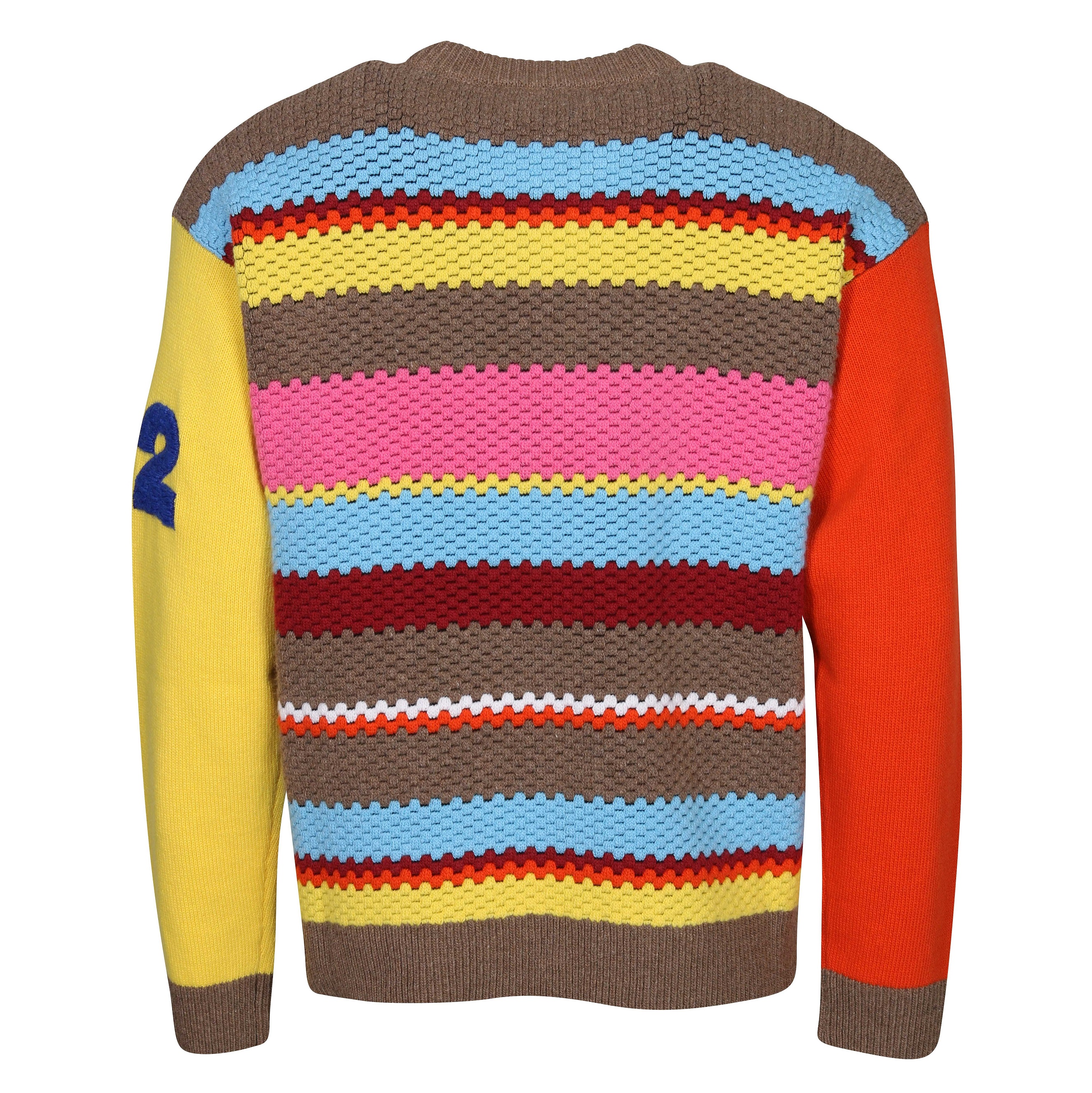 Dsquared Degrade Stripes Knit Sweater in Multicolor