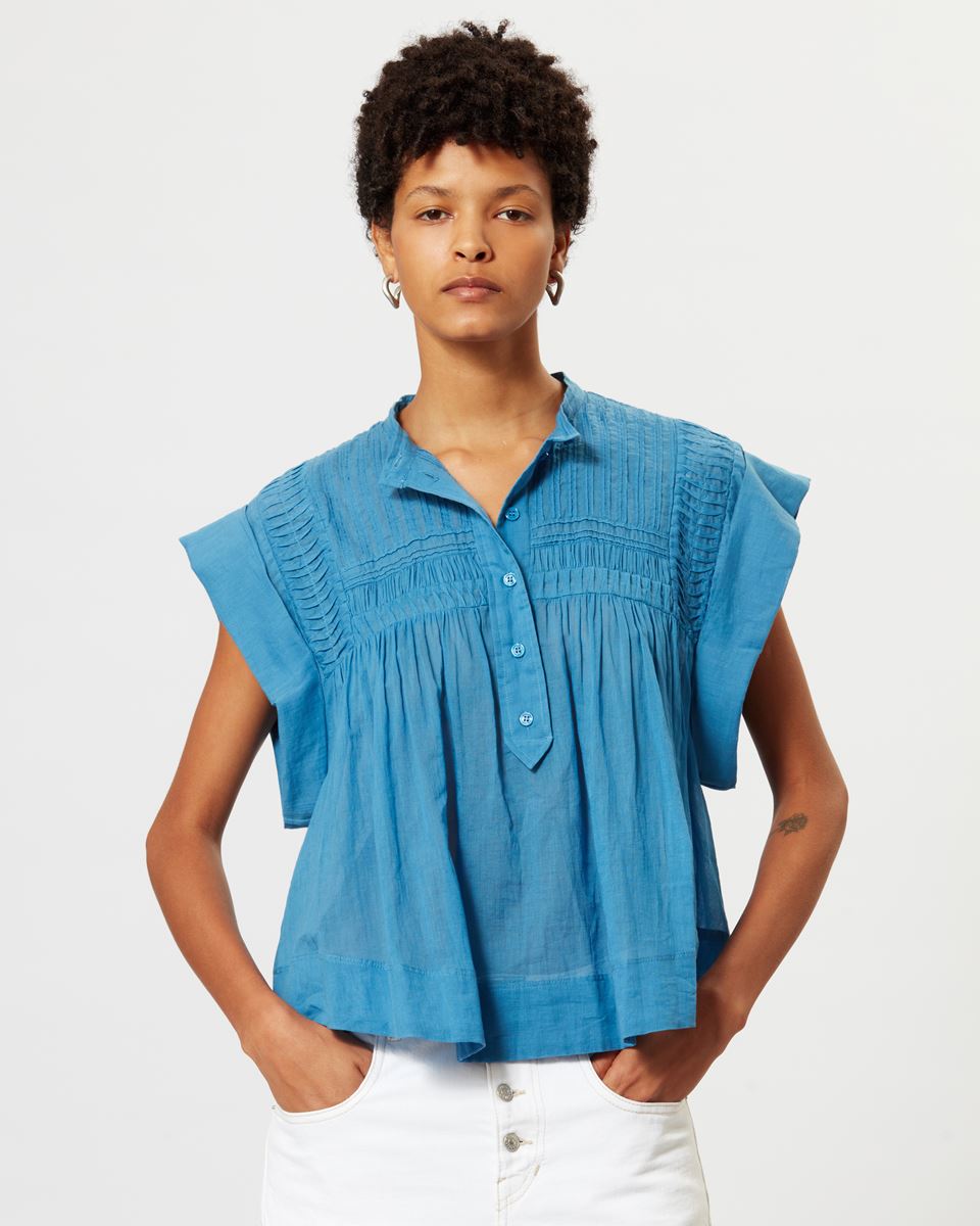 ISABEL MARANT ÉTOILE Leaza Top in Azure