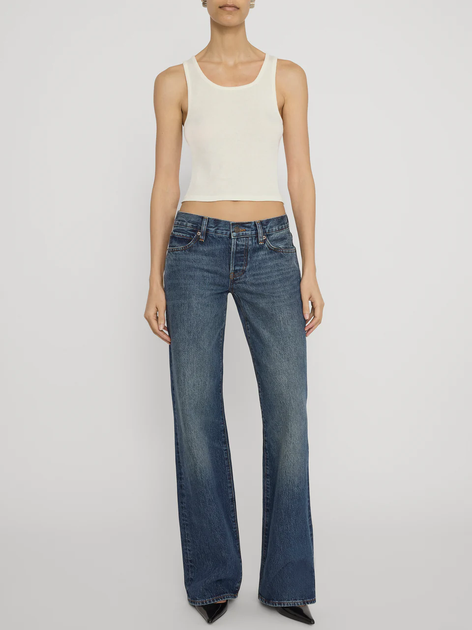 FRAME x AMELIA GRAY Jeans in Tolerate Wash
