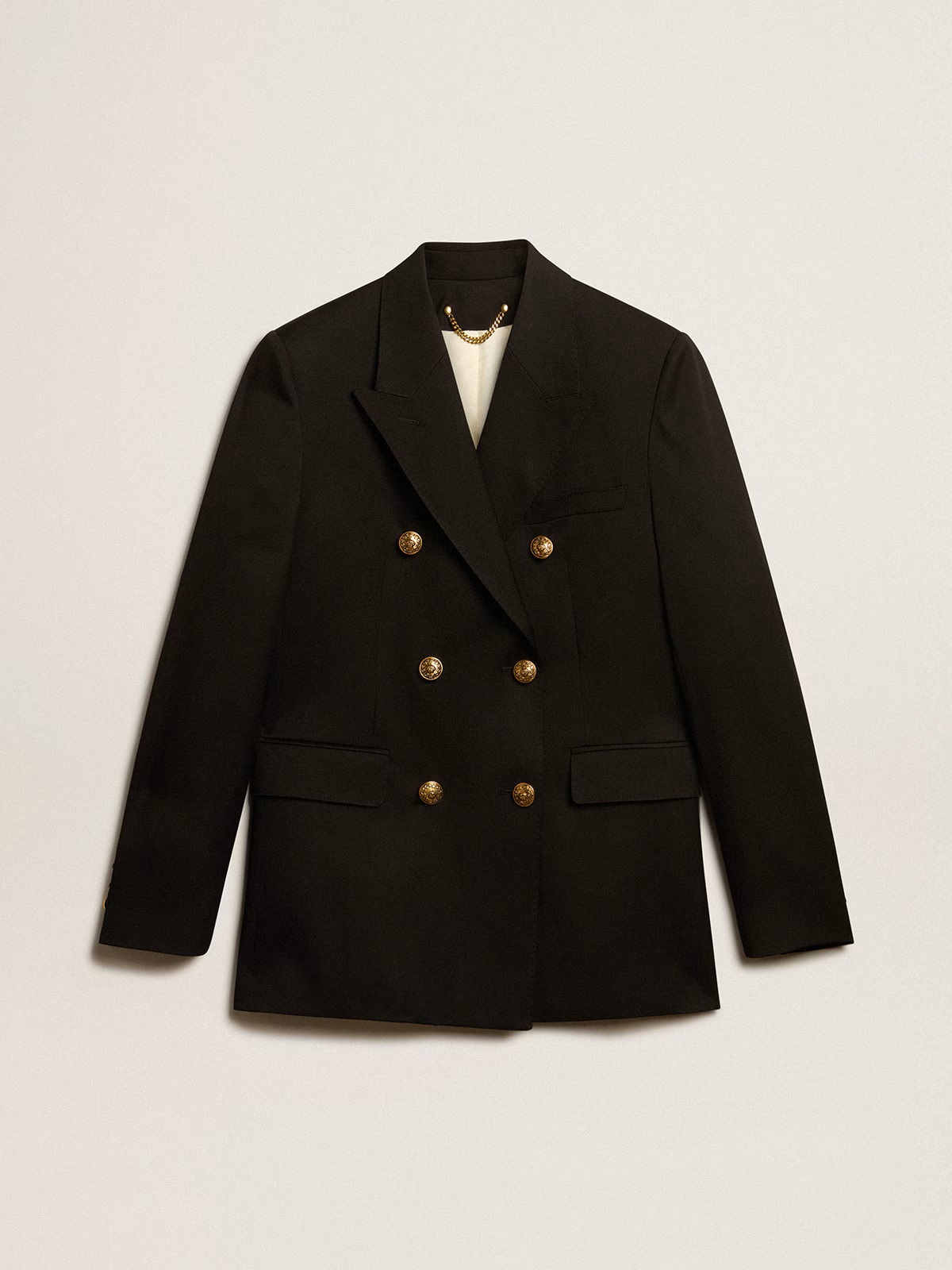 GOLDEN GOOSE Double Breasted Blazer in Black