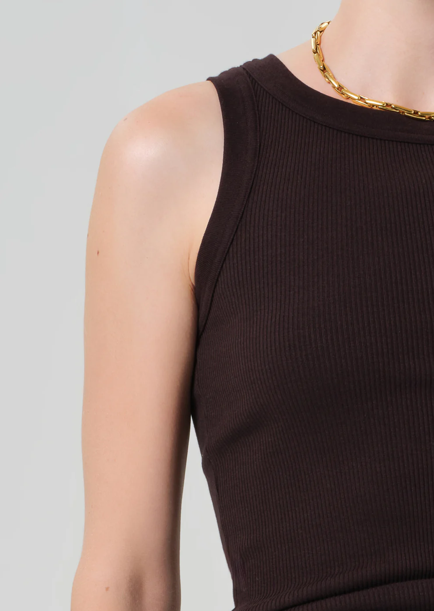 CITIZENS OF HUMANITY Isabel Tank Top in Brown