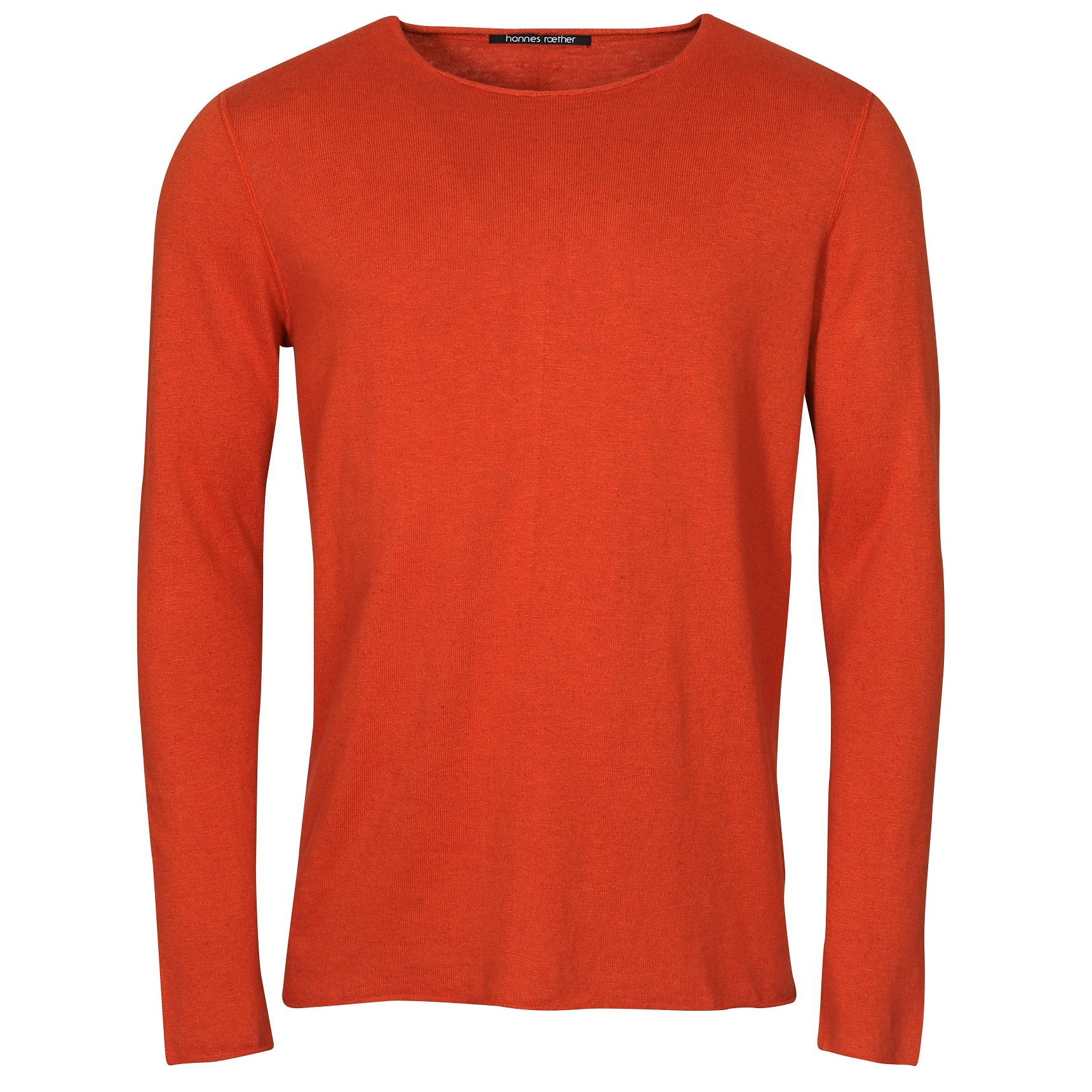 HANNES ROETHER Knit Sweater in Orange