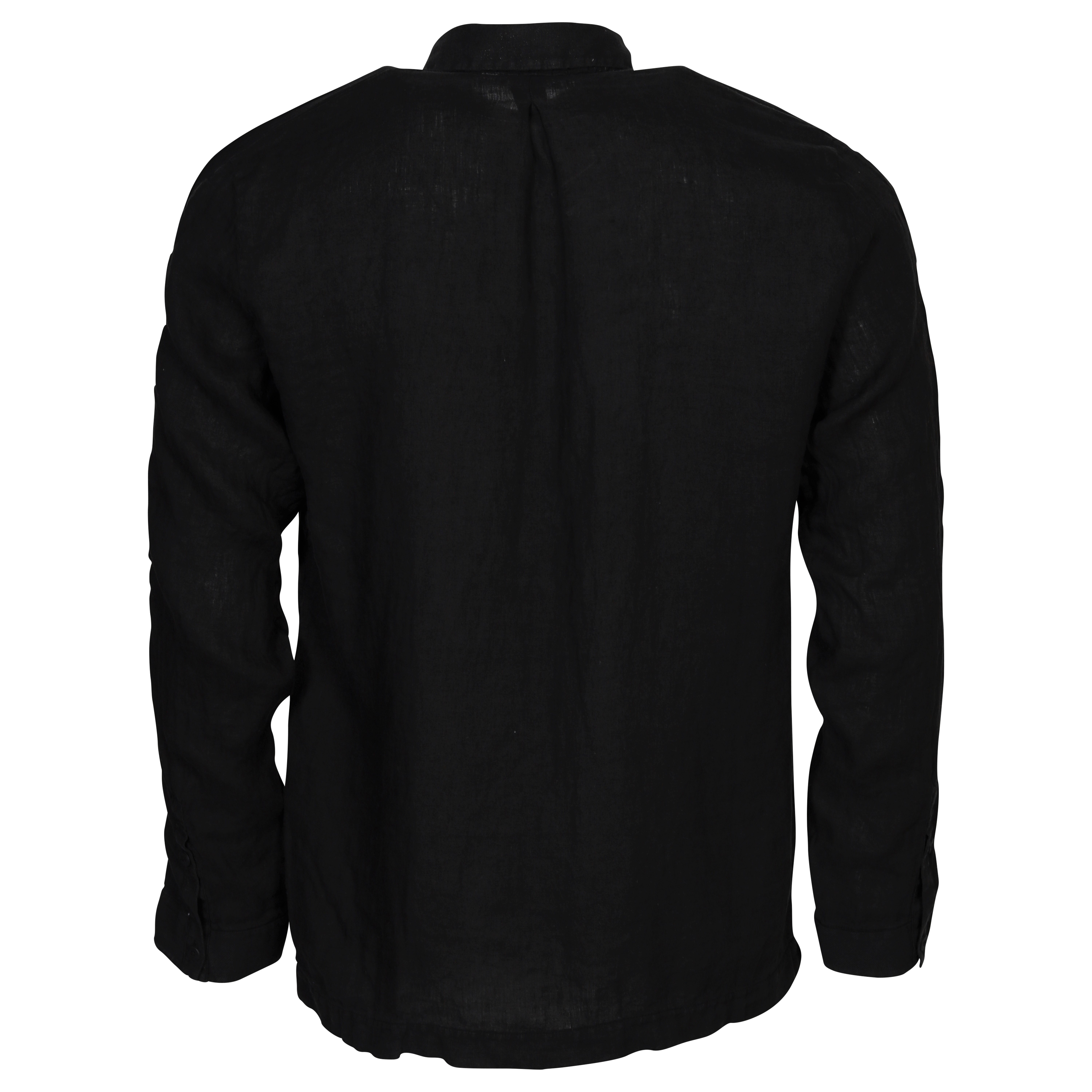 Transit Uomo Linen Shirt in Black S