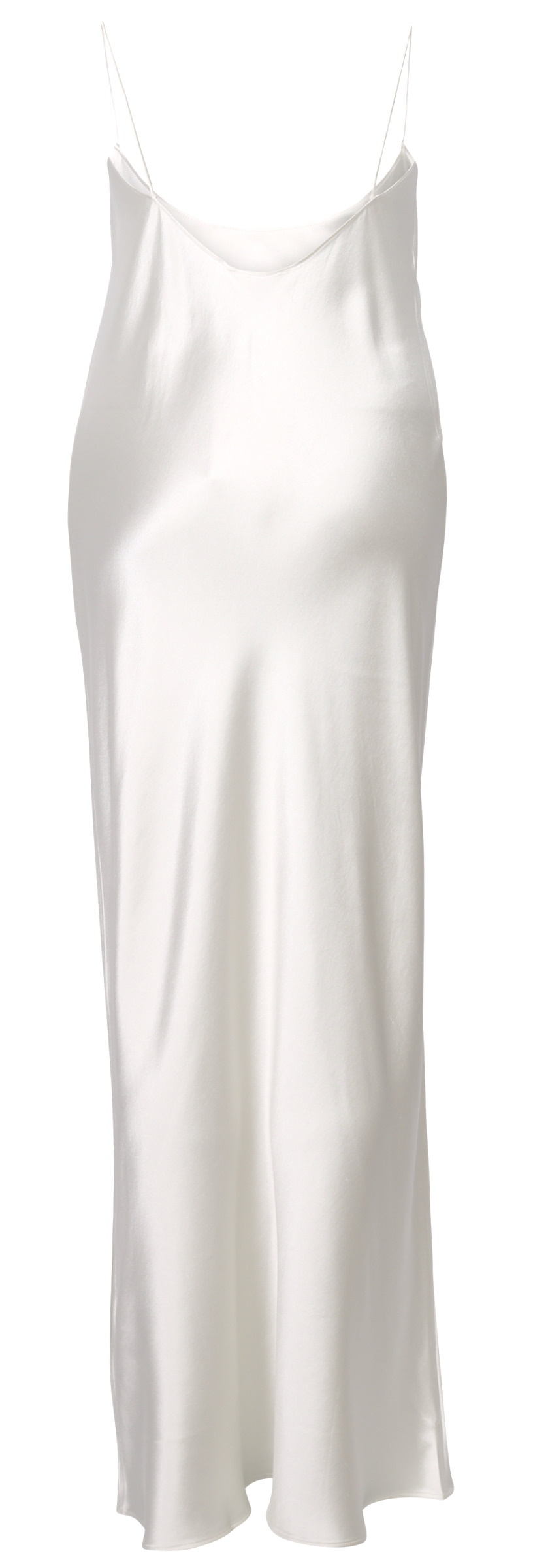 Anine Bing Silk Strap Dress Chloe White