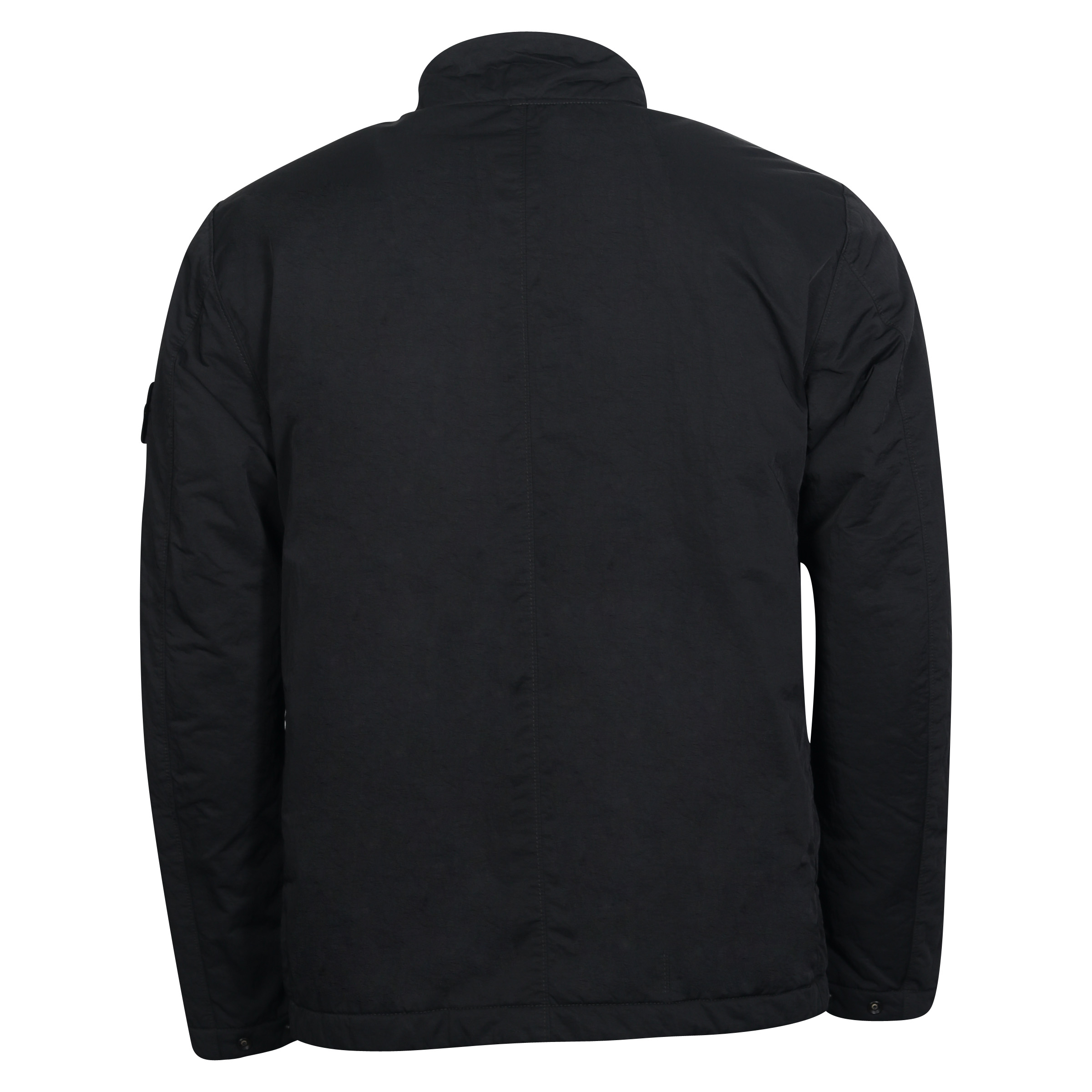 Stone Island Hyper Dense Nylon Twill Jacket in Black with Primaloft