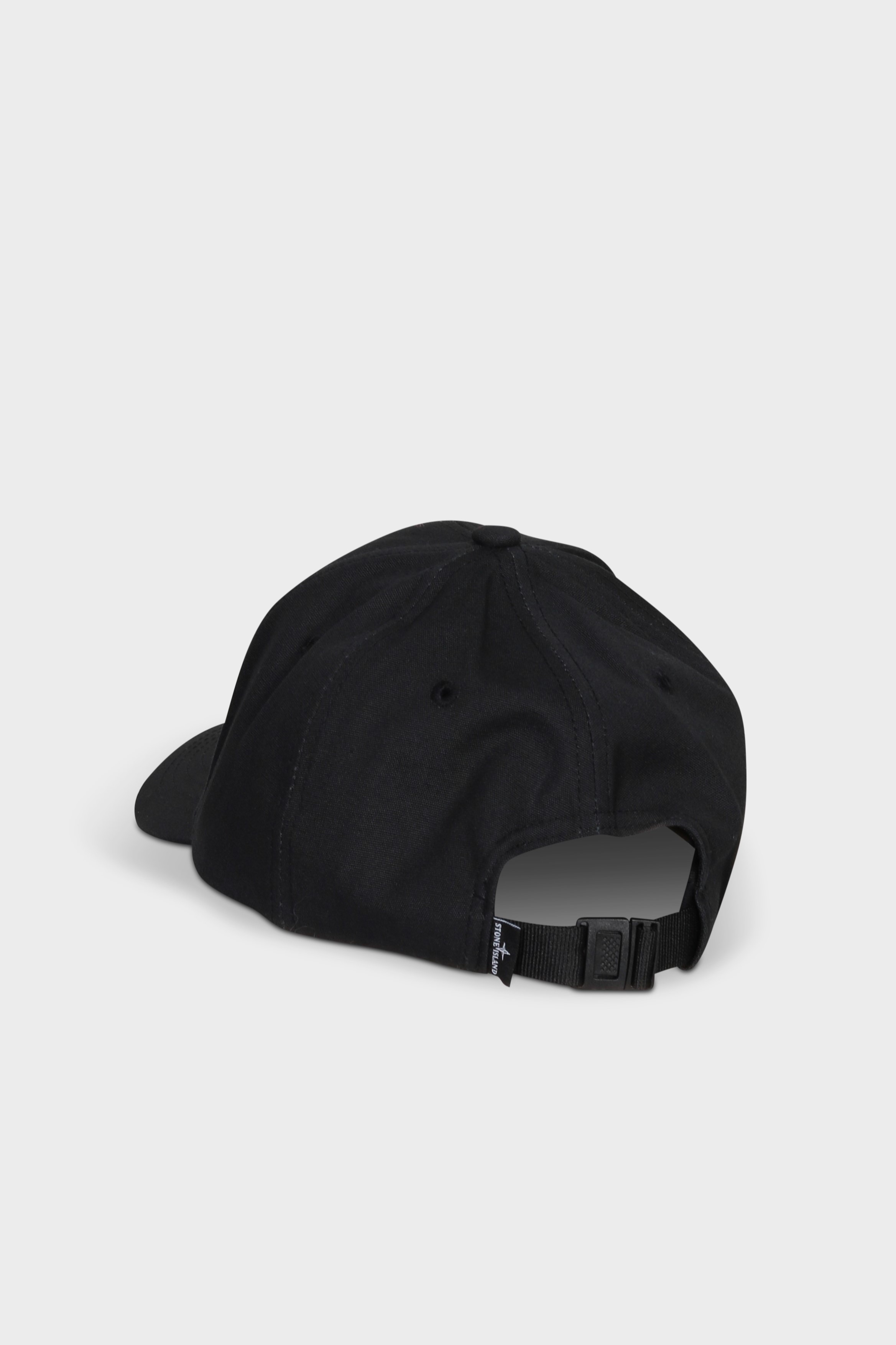 STONE ISLAND Baseball Cap in Black