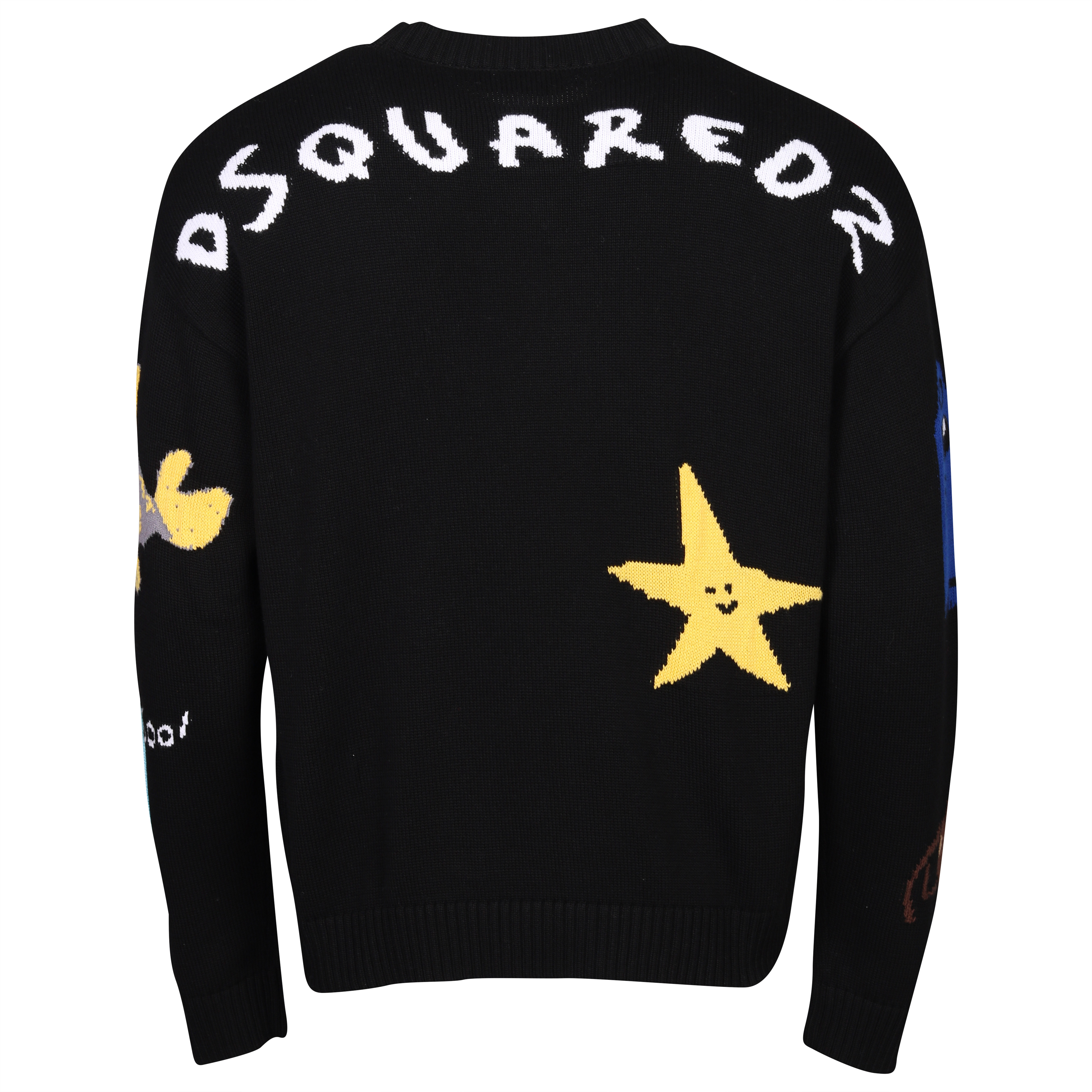 Dsquared Cartoon Knit Sweater Black